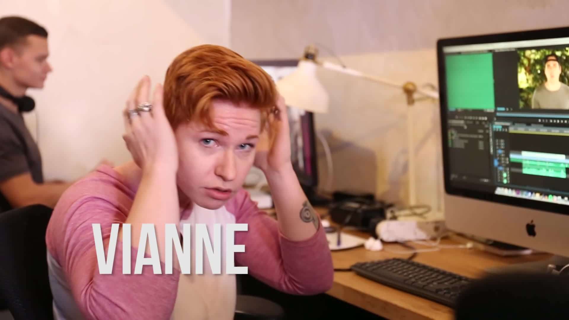 Office decorated with fairy lights and paper garlands
