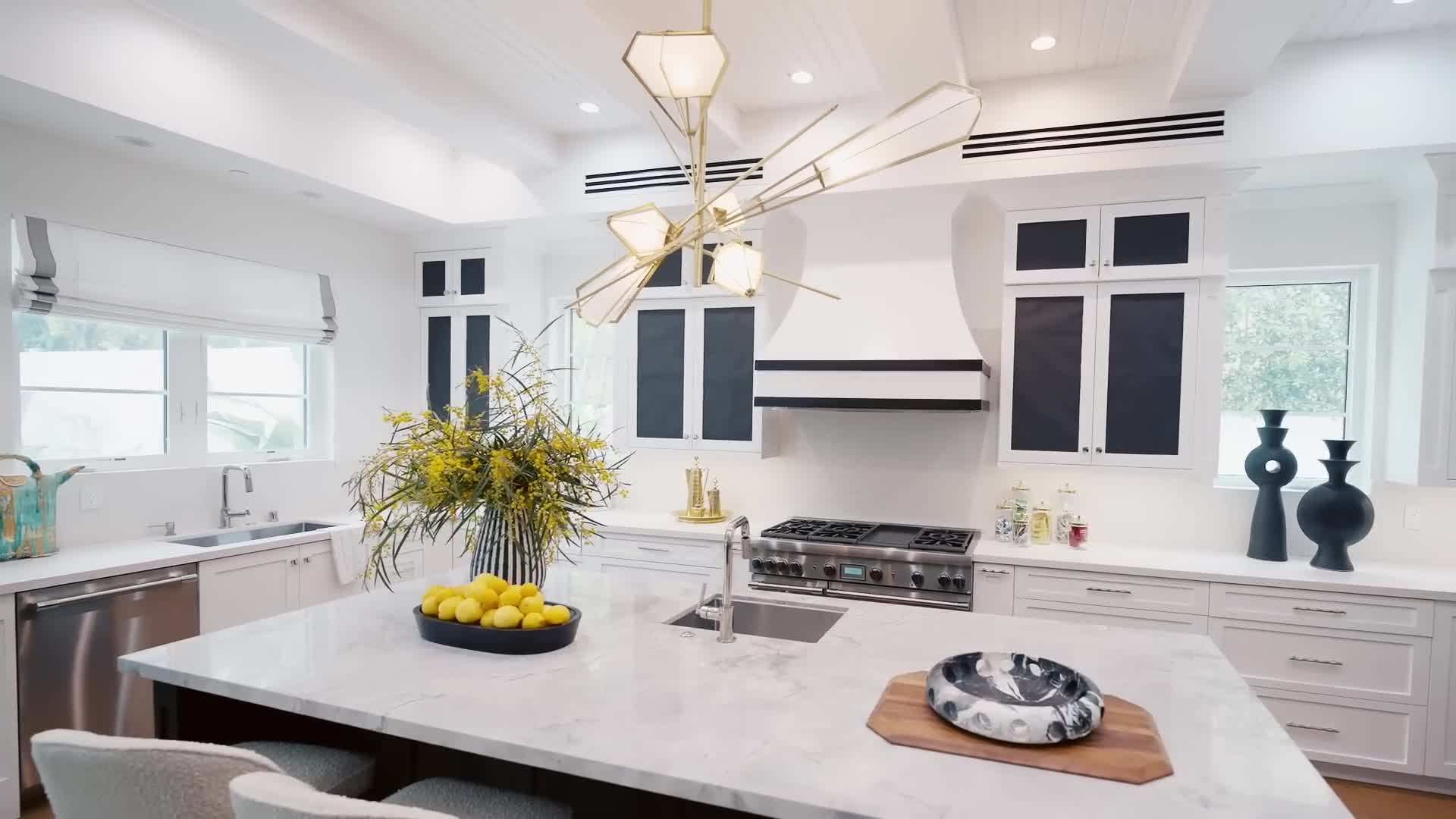 Walk-in Closet with Custom Built-in Shelves