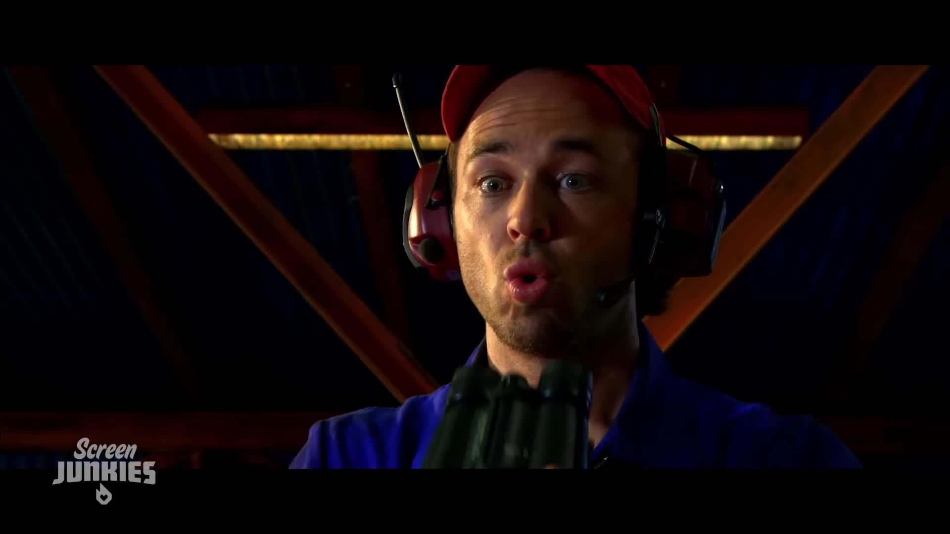 Speed Racer racing in a vibrant futuristic city