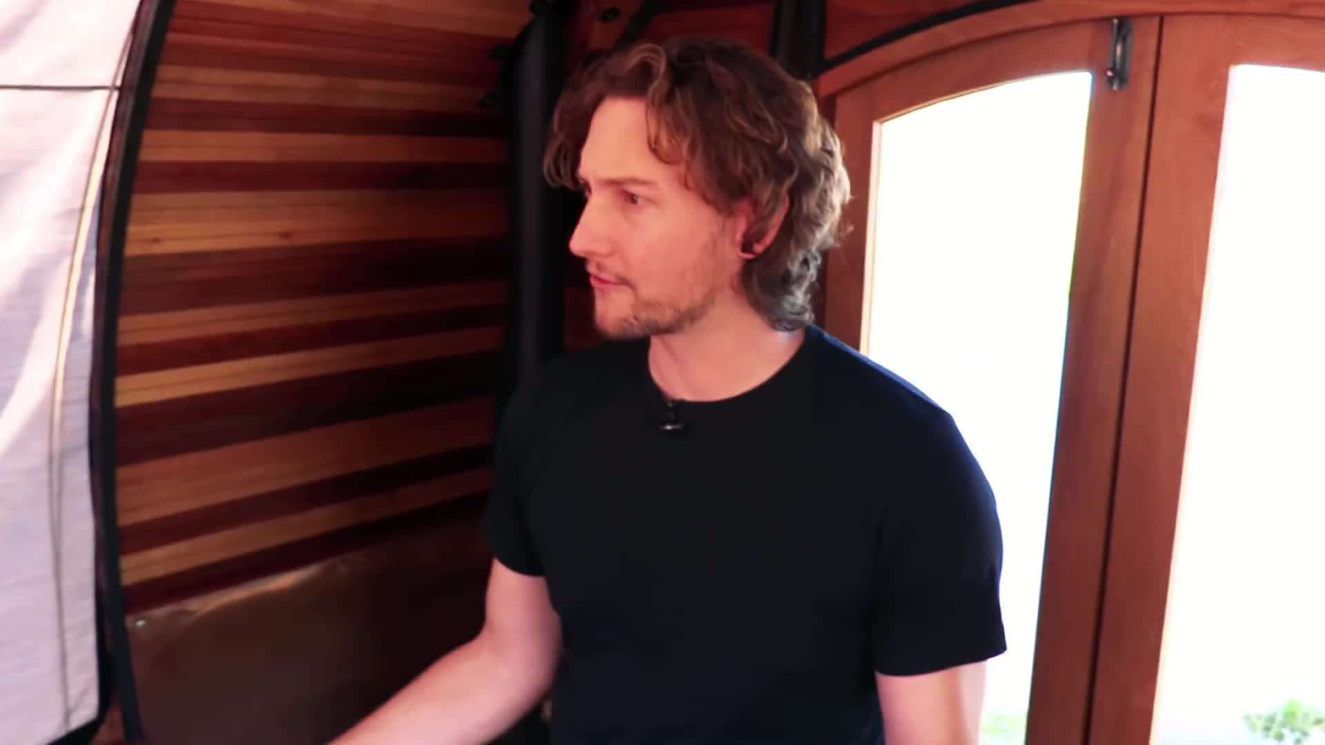 Permaculture farm surrounding the Unity Wagon