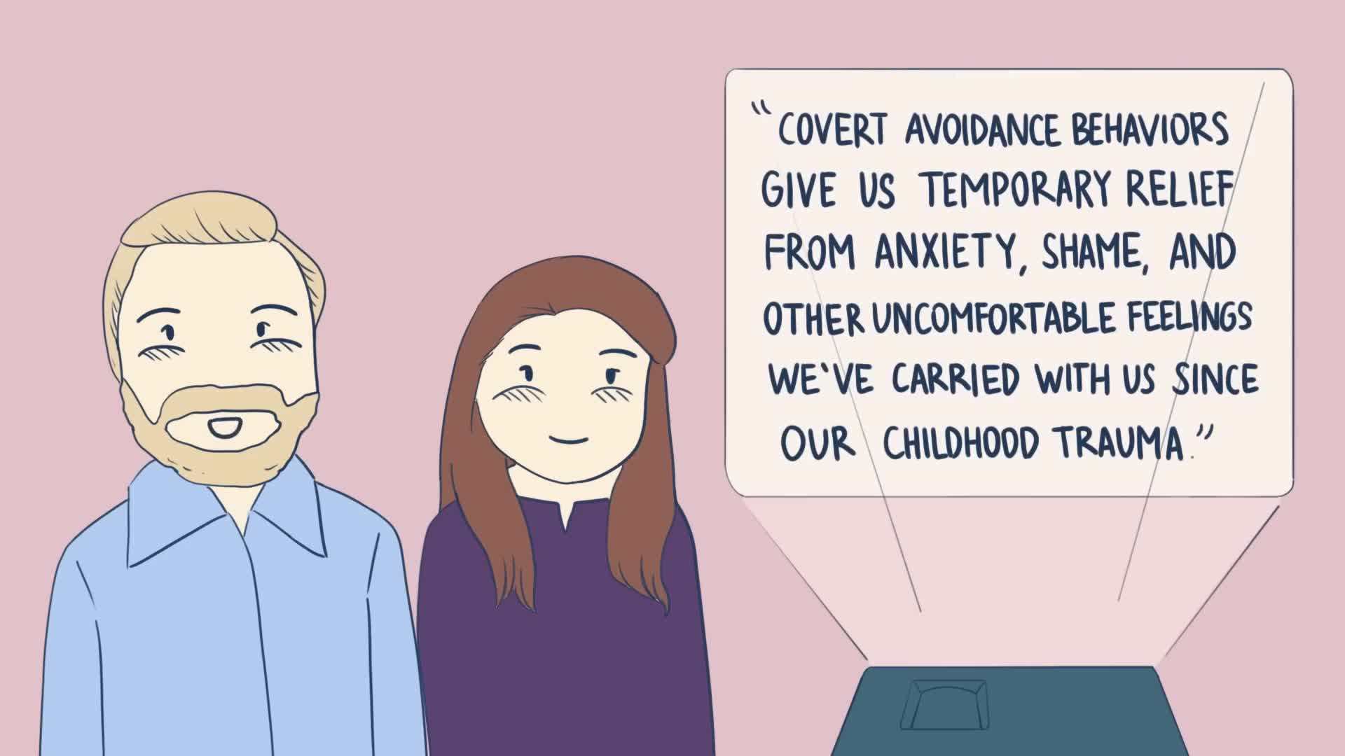 Illustration of a person feeling disconnected and empty