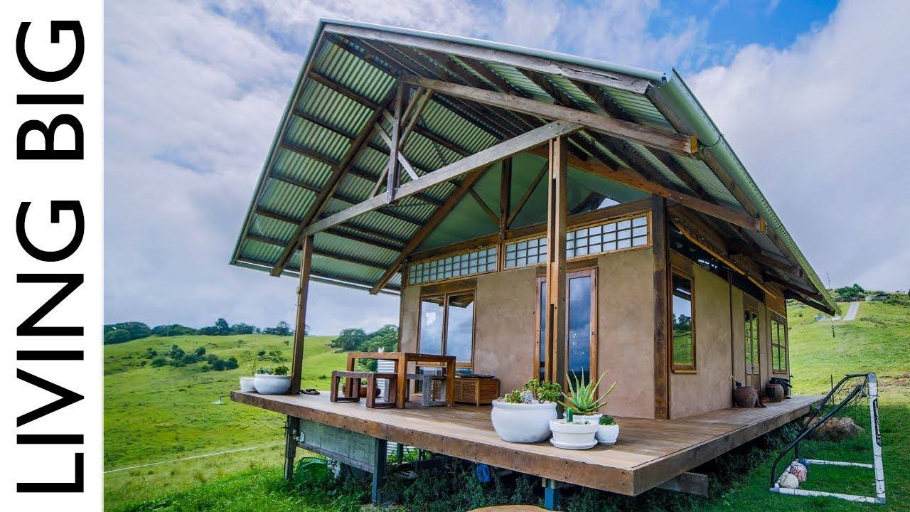 A Stunning Small Home Made From Hemp: An Environmentally Friendly and Affordable Building Material