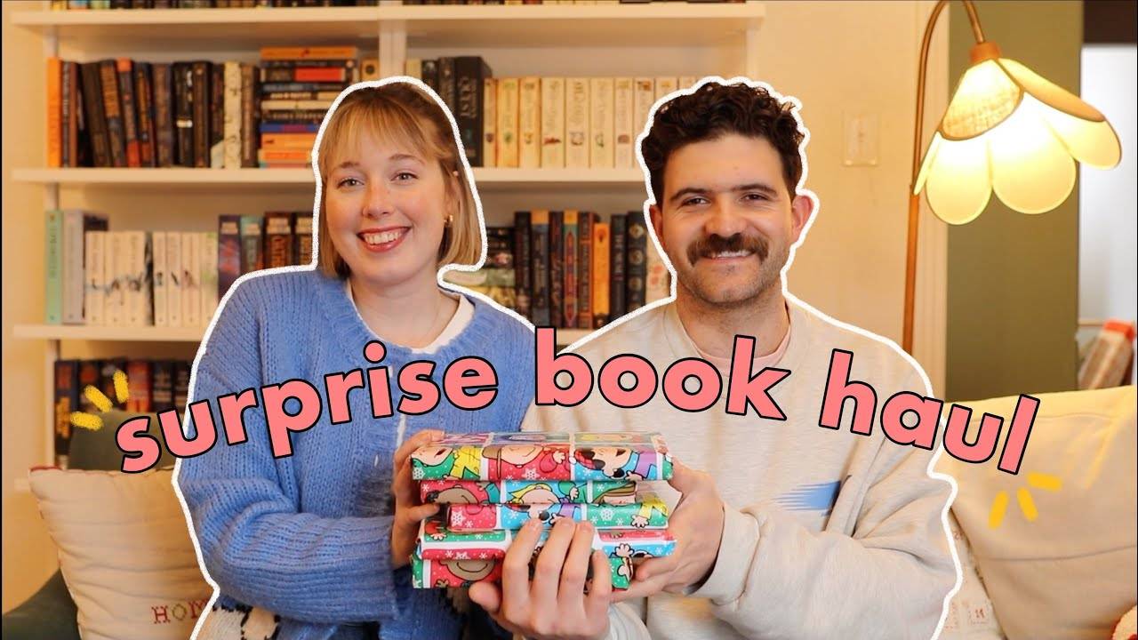 My Fiancé Picks My Book Haul!! *Surprise Unboxing*
