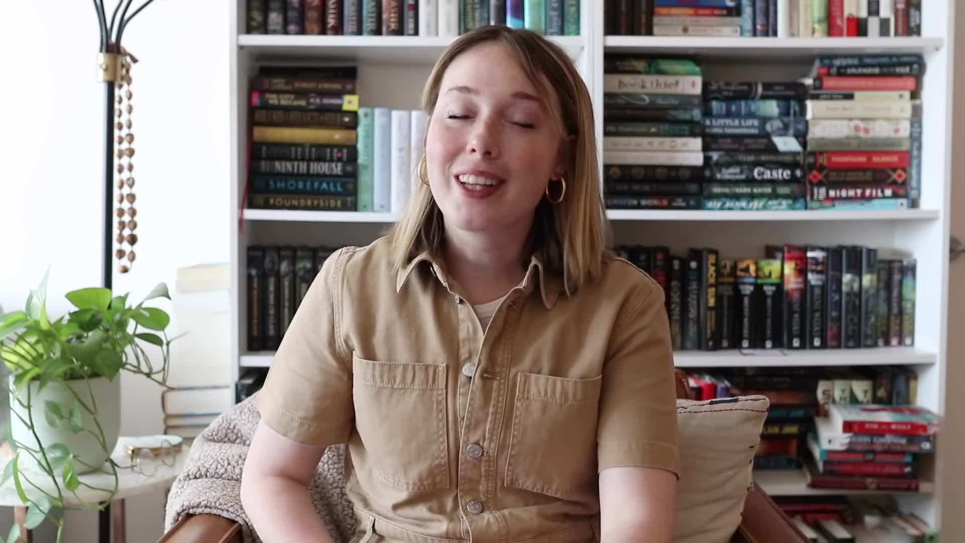 Displaying shelves filled with books