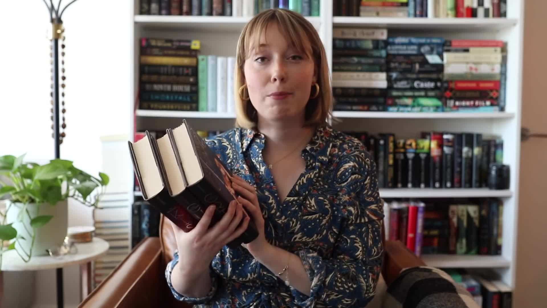 Books being sorted based on criteria