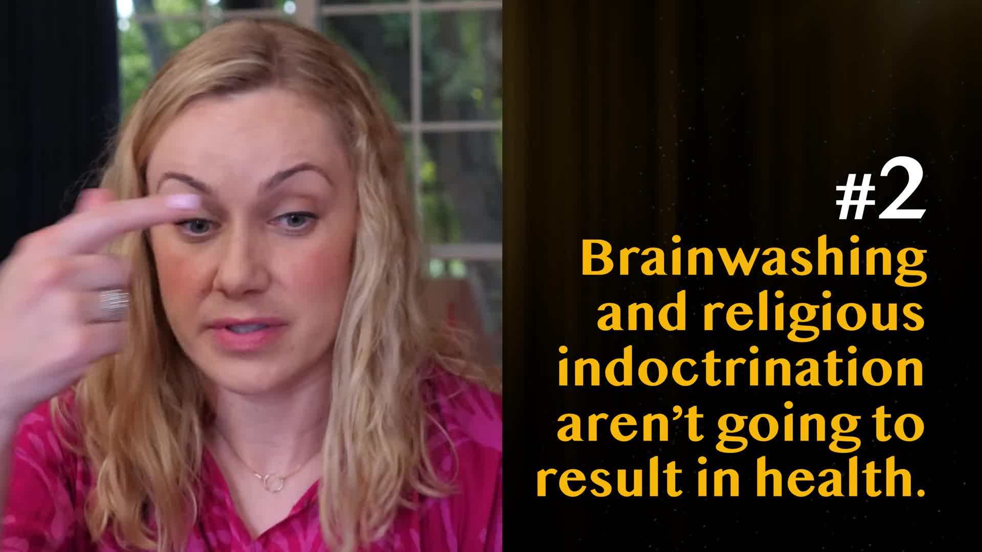 Visual representation of a person finding strength and empowerment in their own identity and beliefs after overcoming religious trauma