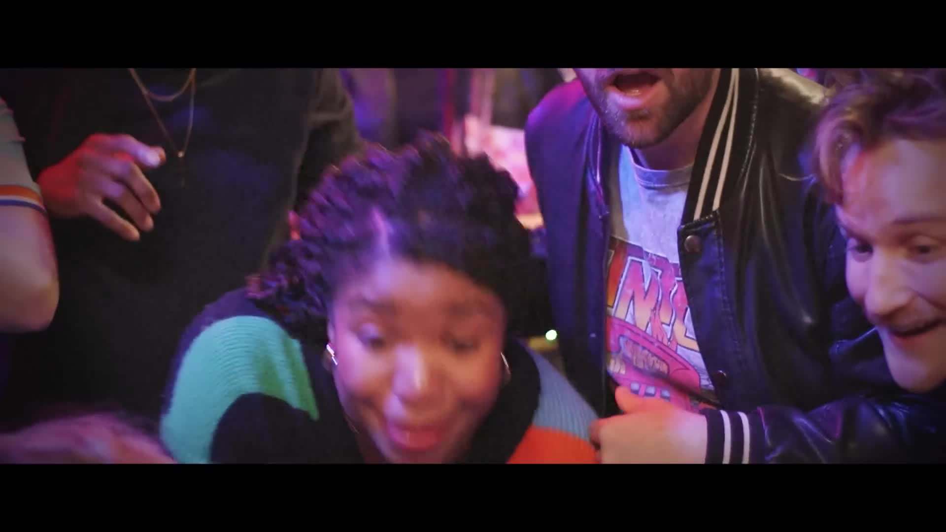 Gathering around the fireplace