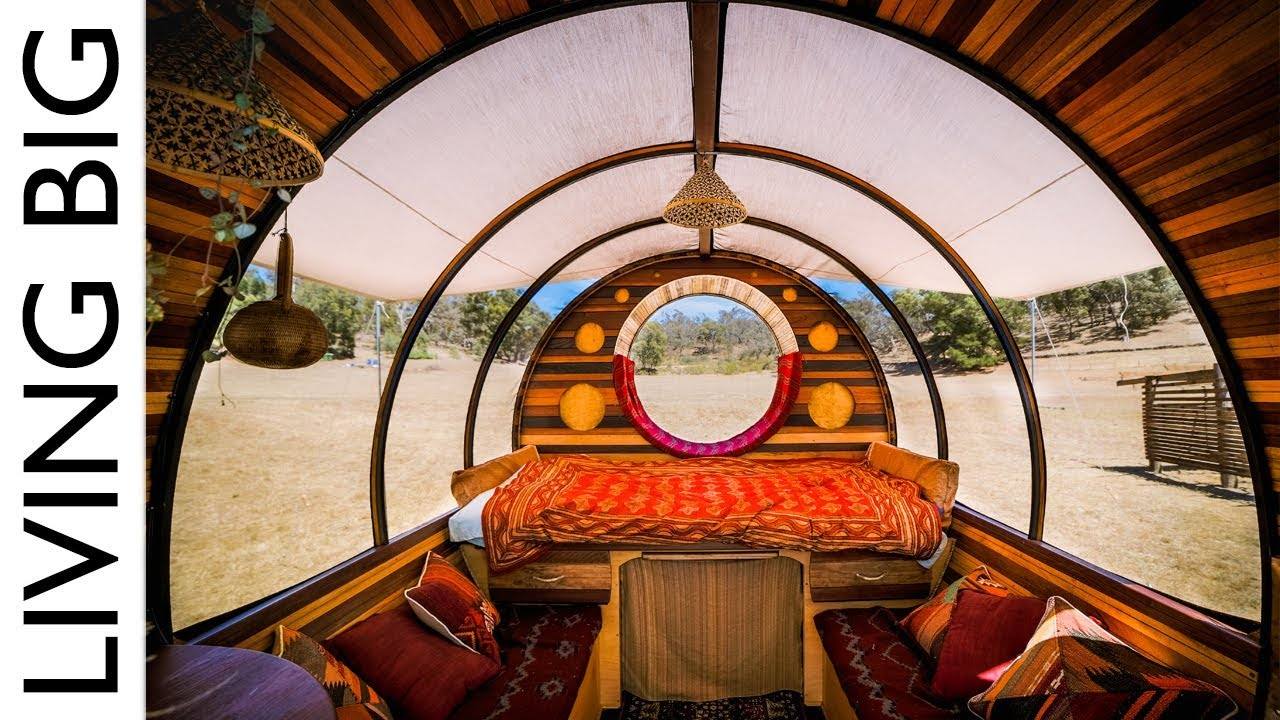The Incredible Unity Wagon: A Unique Caravan Home on a Spectacular Permaculture Farm