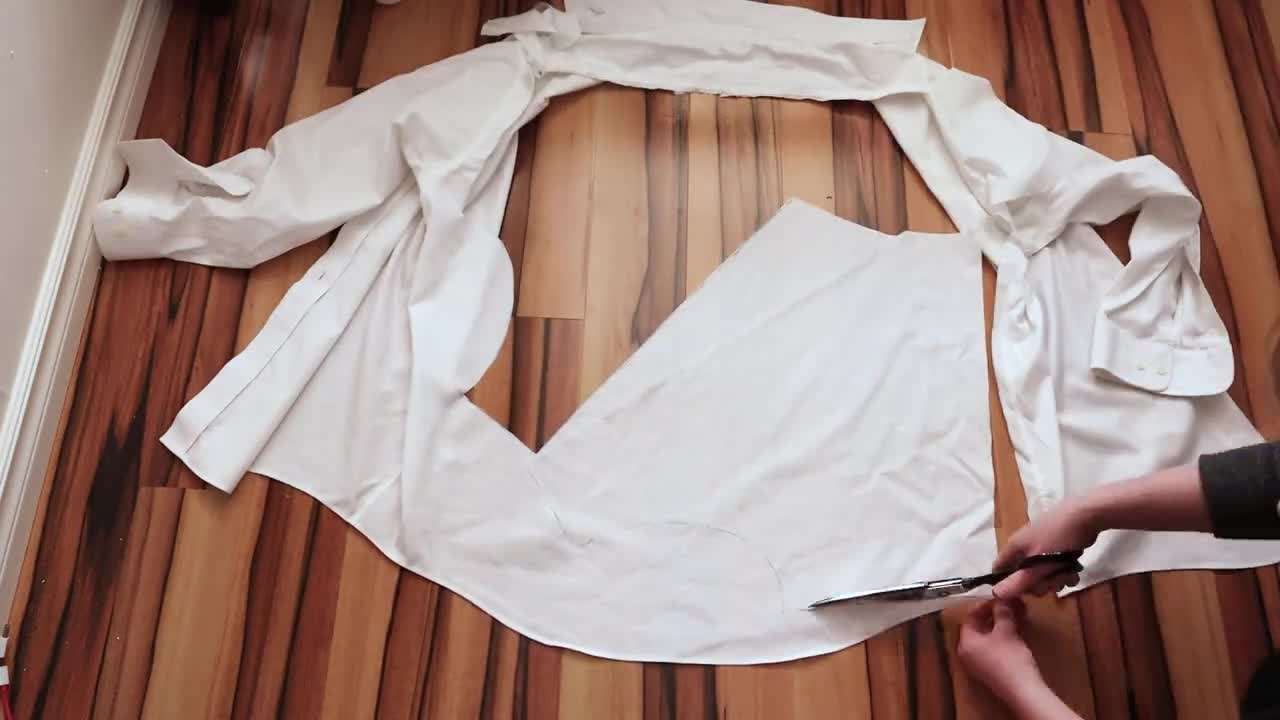 Different clothing pieces ready for upcycling