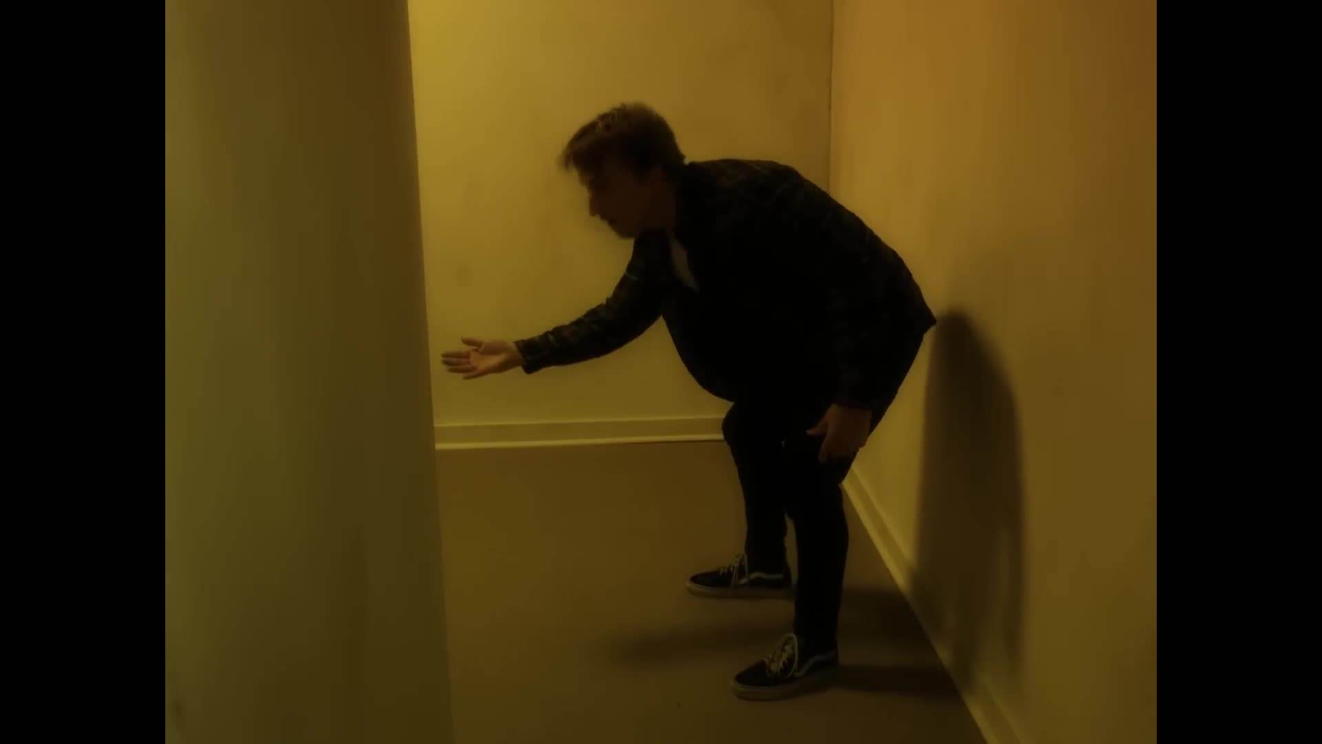 The eerie yellow lighting of the Backrooms