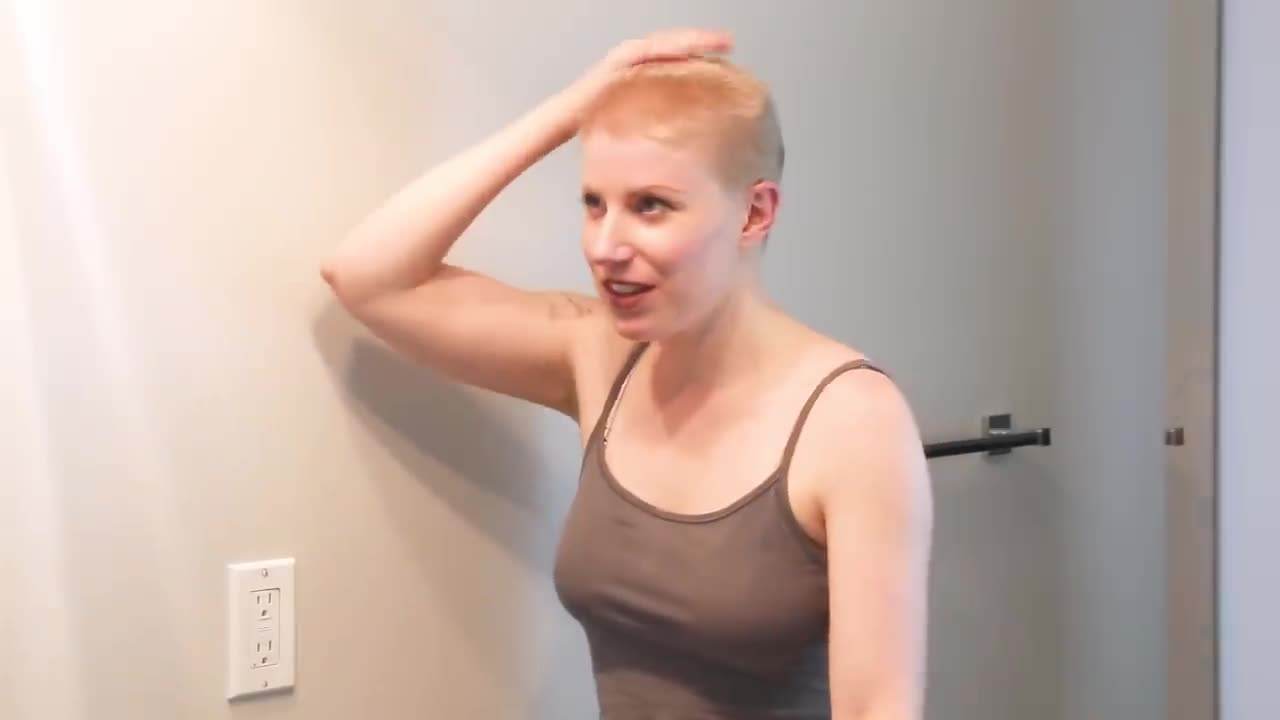 An image of a wig-making process at the hair donation organization