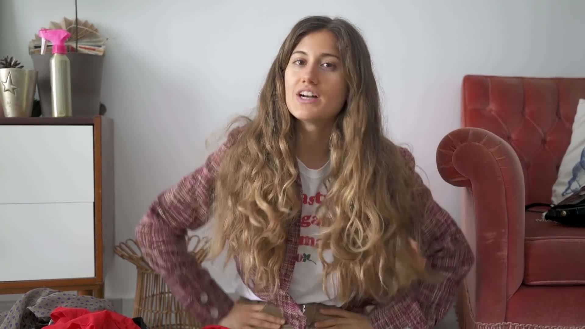 Styling a unique thrifted accessory with an outfit