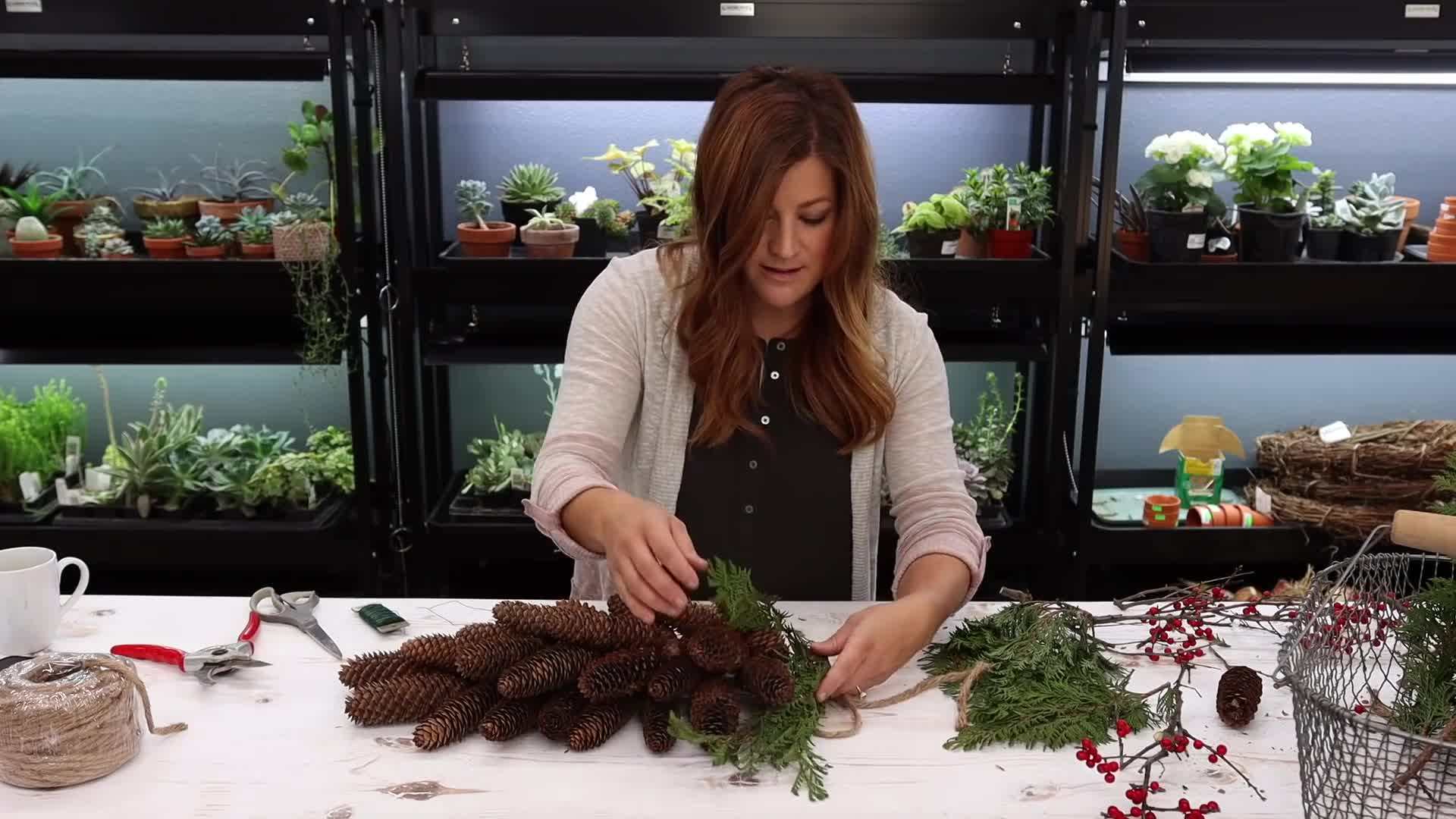 Add small ornaments or baubles to personalize your swag.