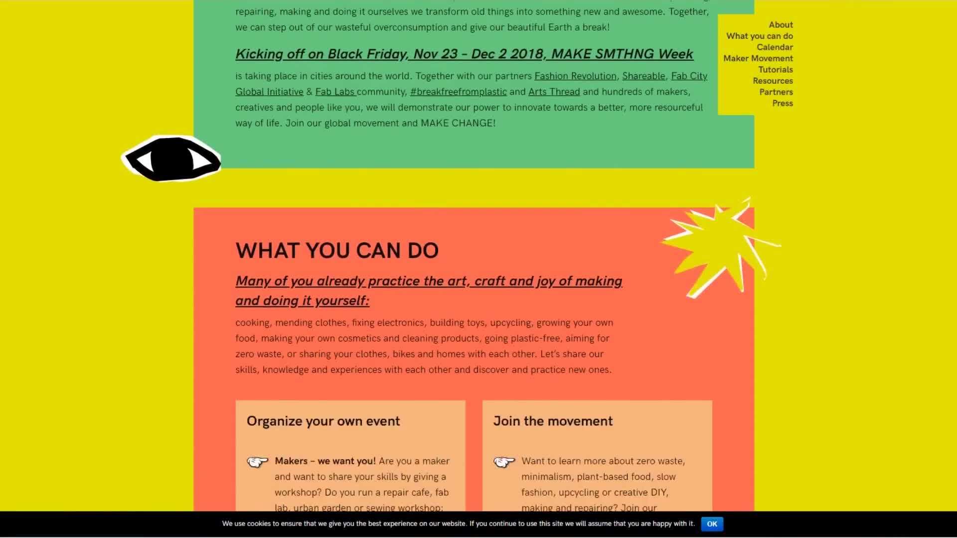 Shopping bag filled with products from local and small businesses