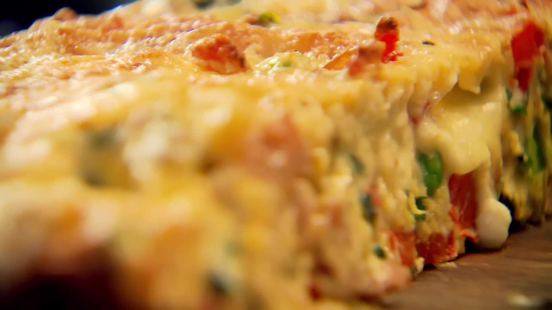 Pan-searing the salmon