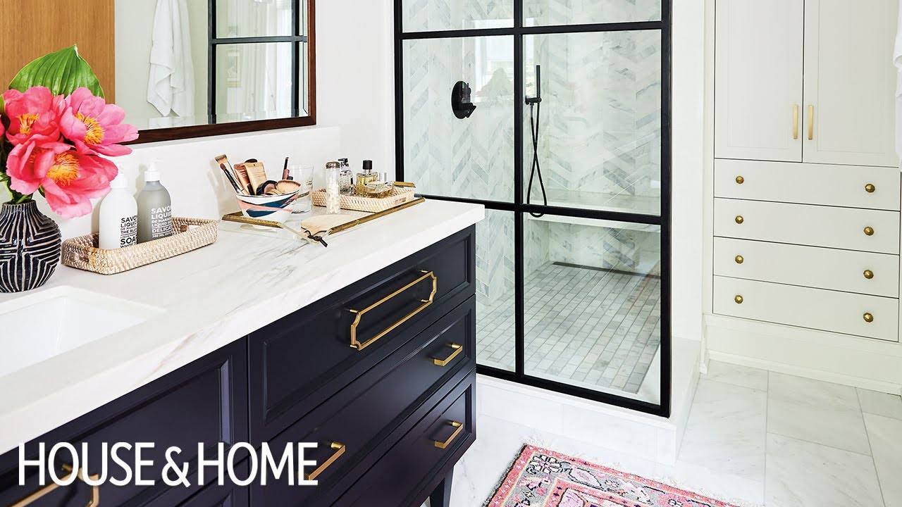 A Principal Bathroom & Bedroom With Bold Design Moves