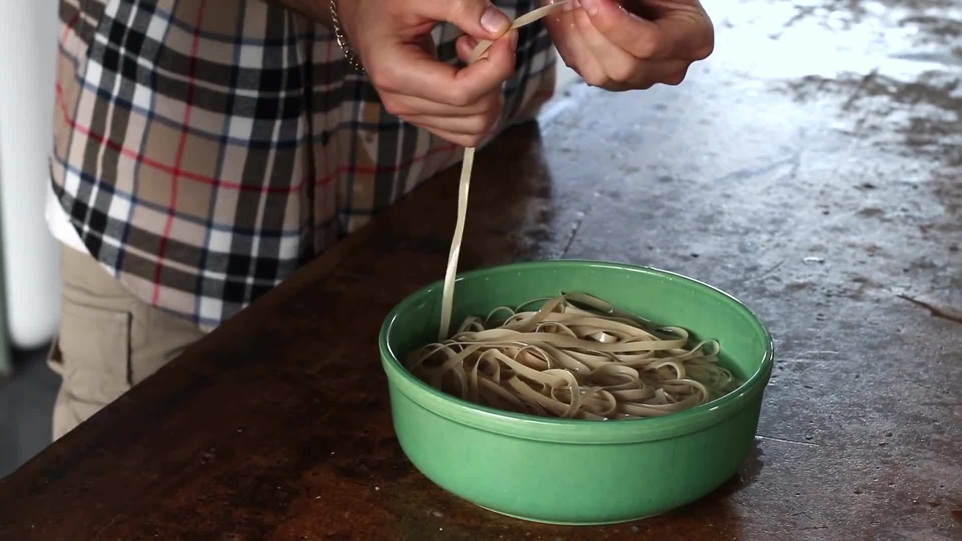 A photo of various ingredients needed for one-pot vegan meals