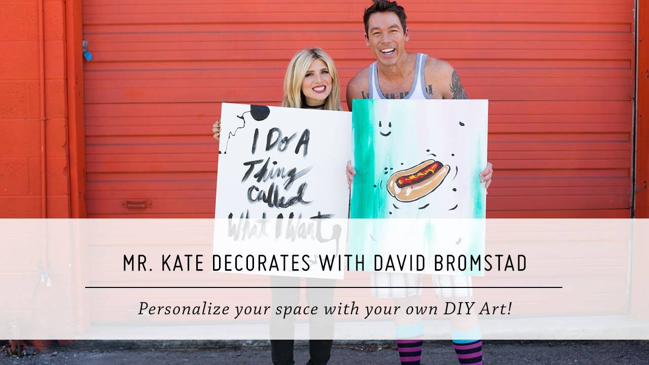 Mr. Kate Decorates with David Bromstad | DIY Painting and Decor | Interior Design
