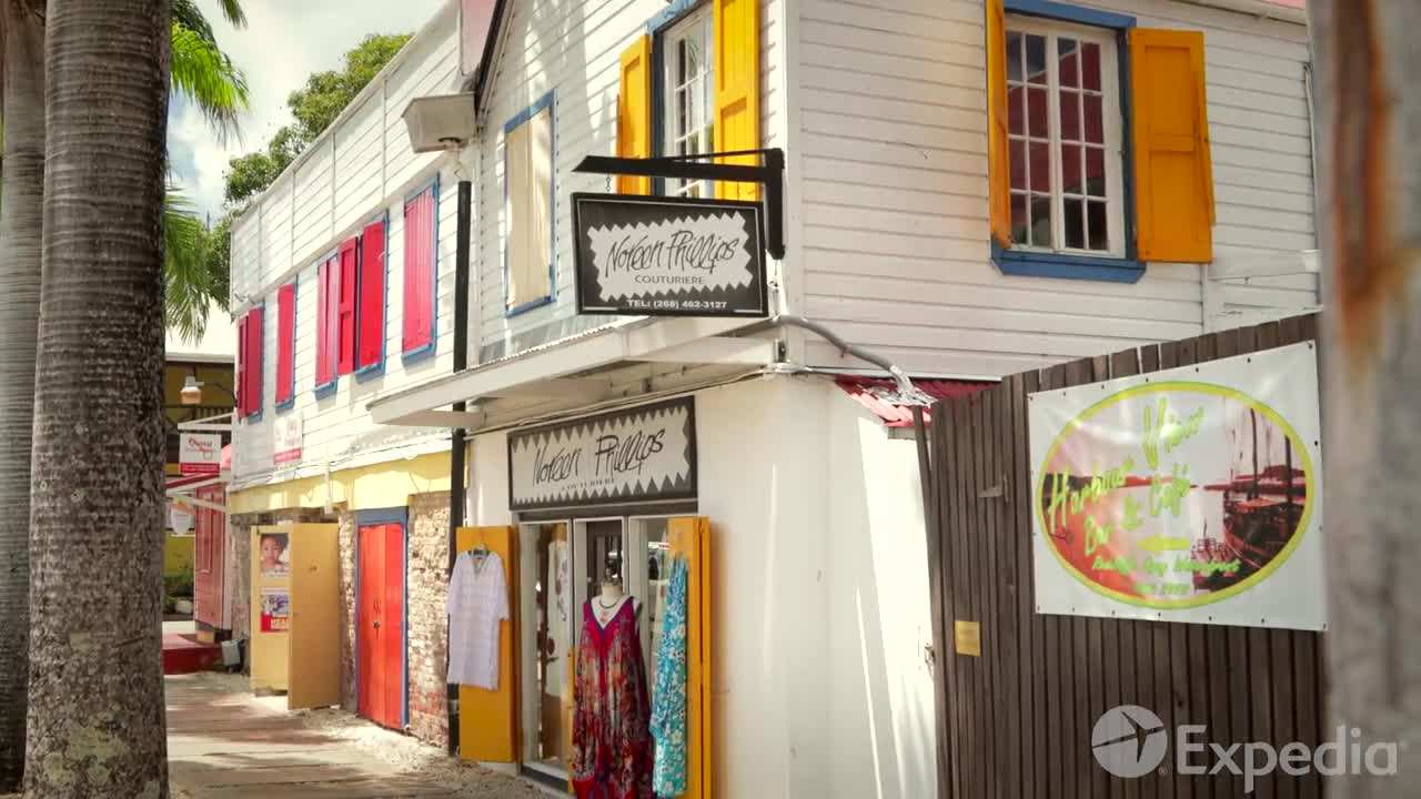 Panoramic view of Antigua's beaches