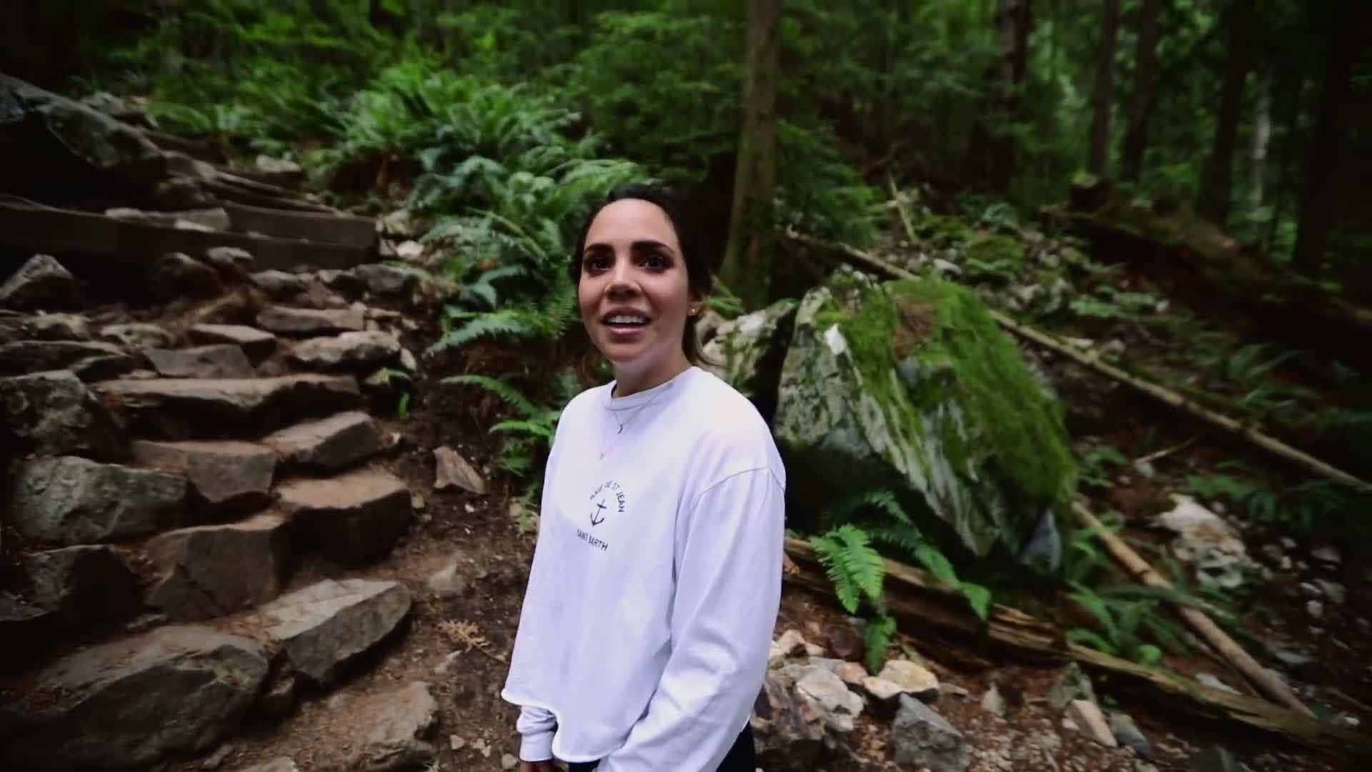 Admiring the artwork at the Vancouver Art Gallery