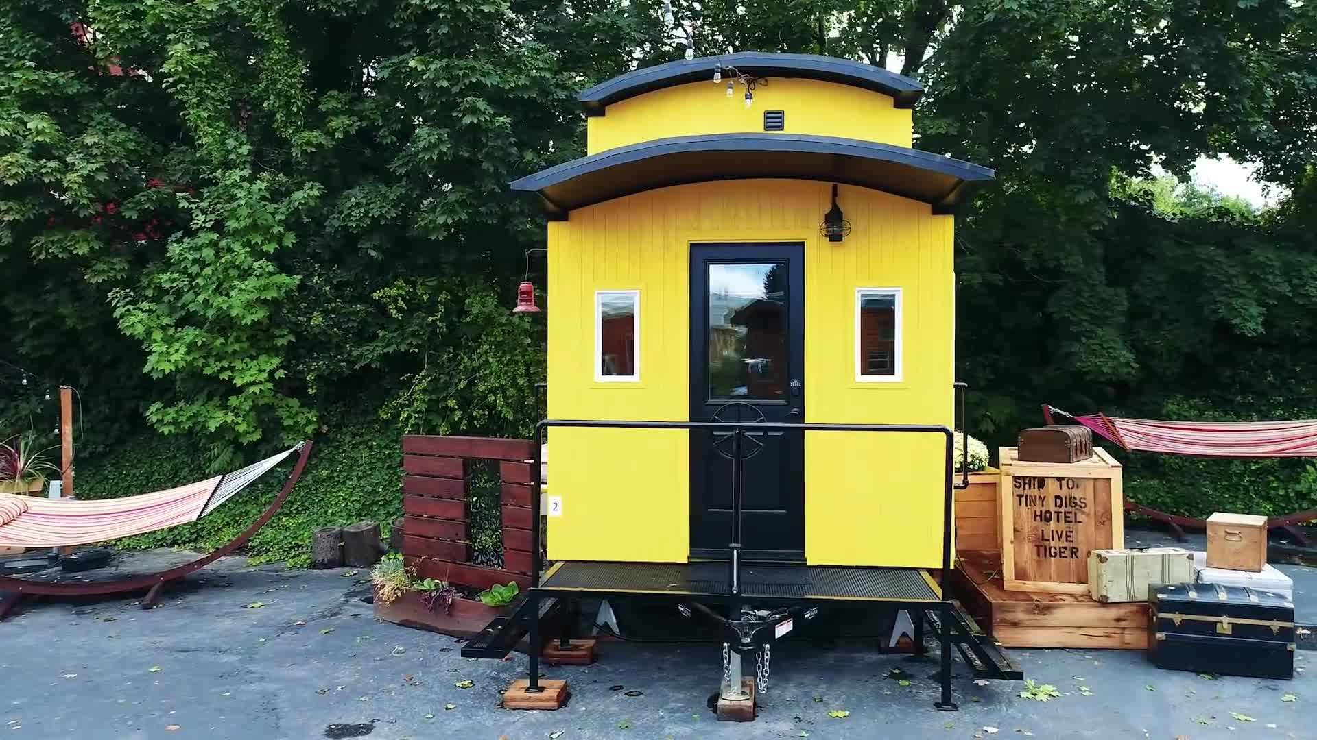 Hidden storage compartments in the tiny house
