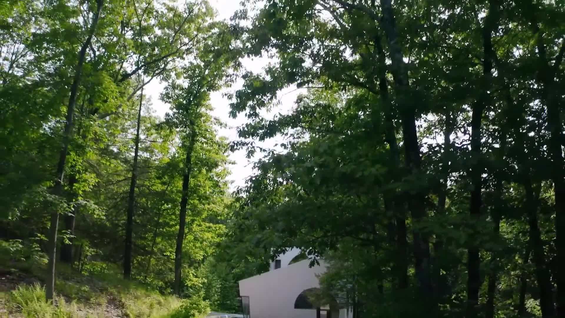 Solar Panels powering the Off-Grid Cabin