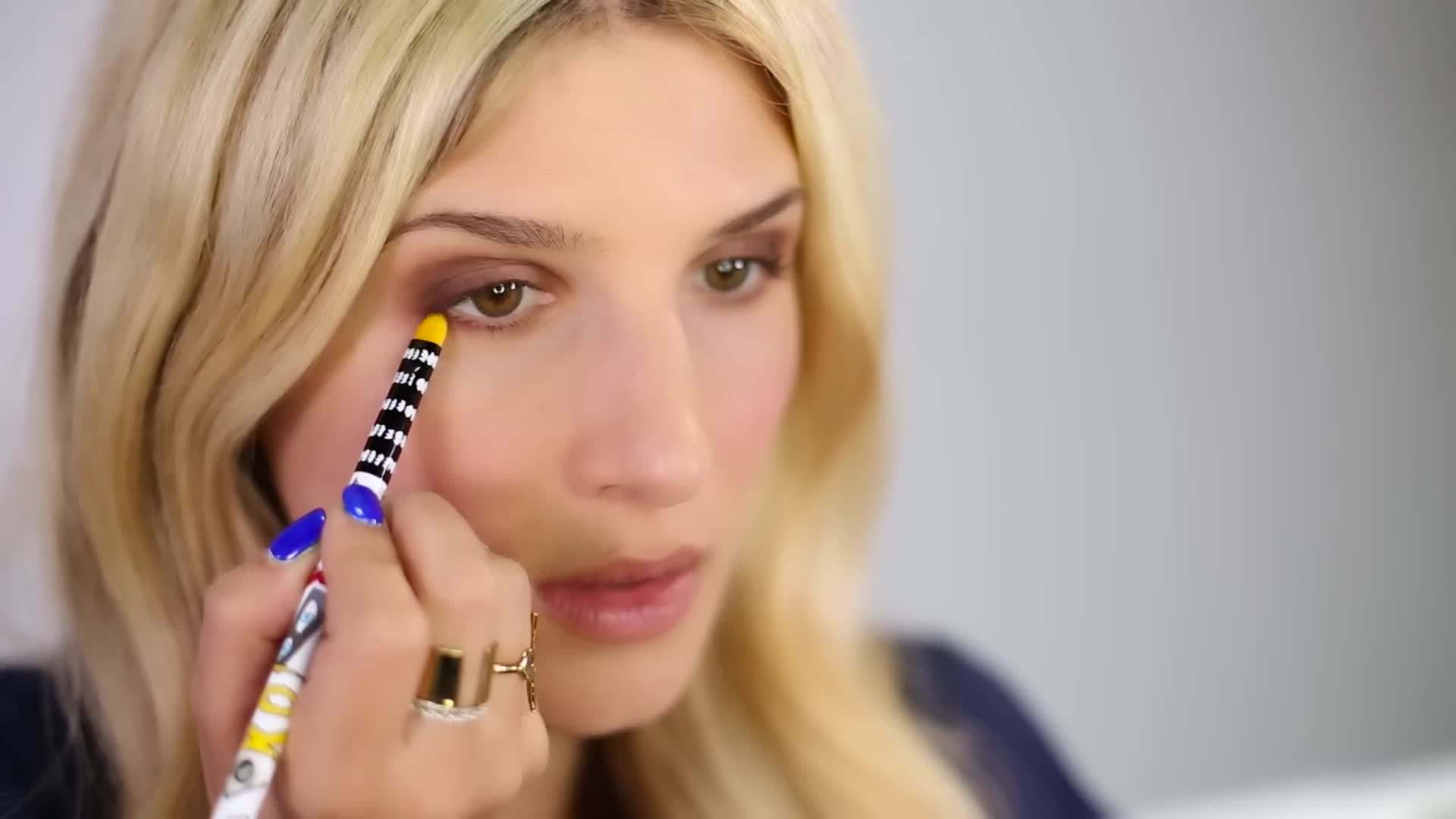 Eyeshadow application process