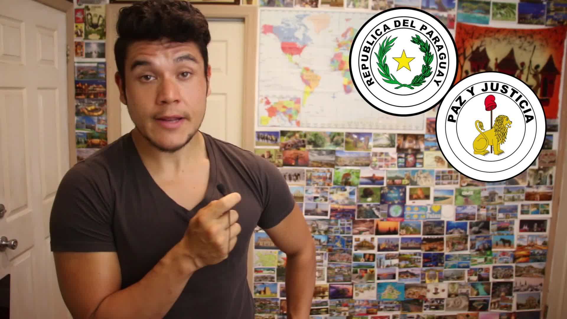 Reverse side of the Paraguayan flag