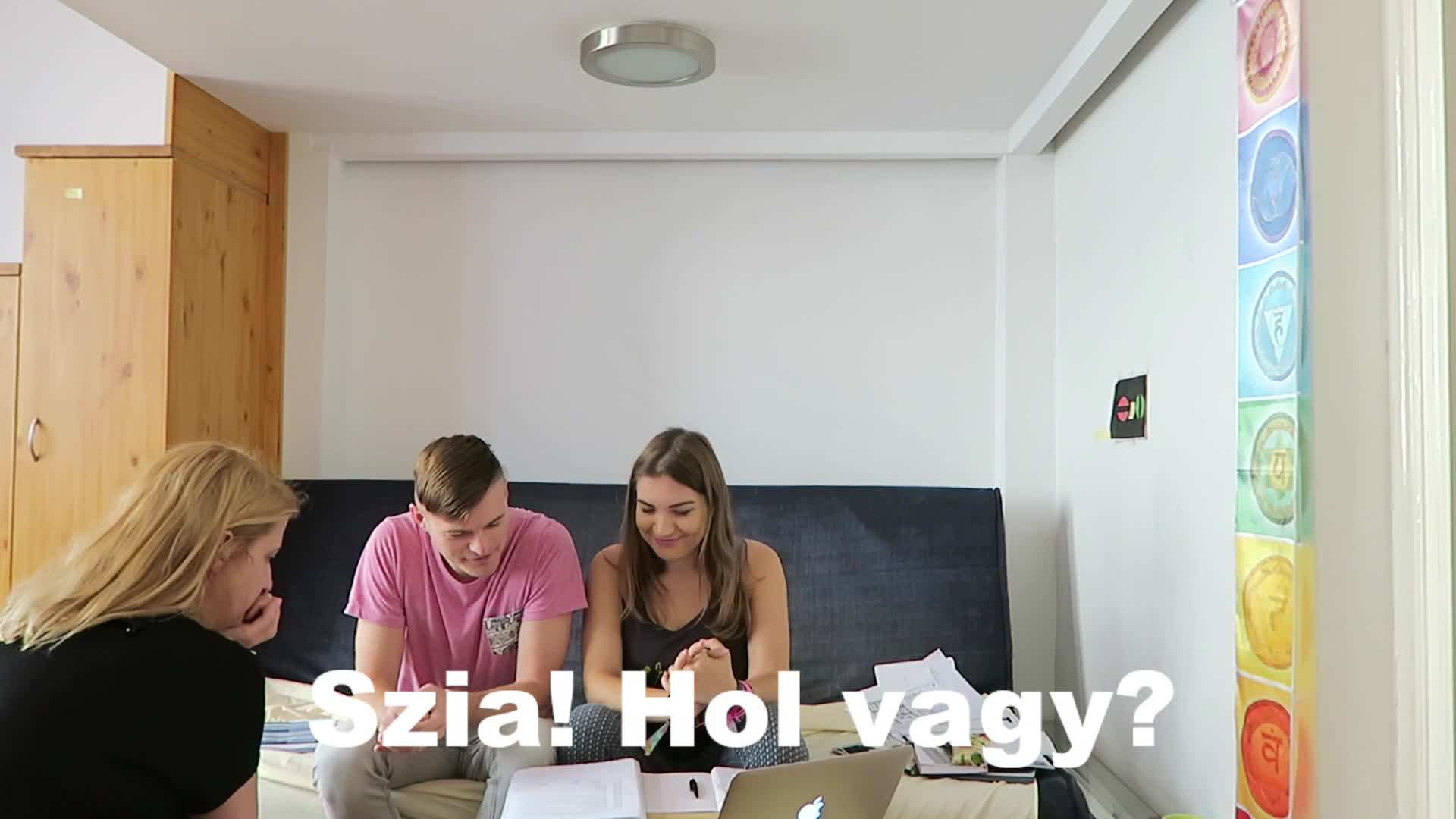Zsuzsi teaching Hungarian