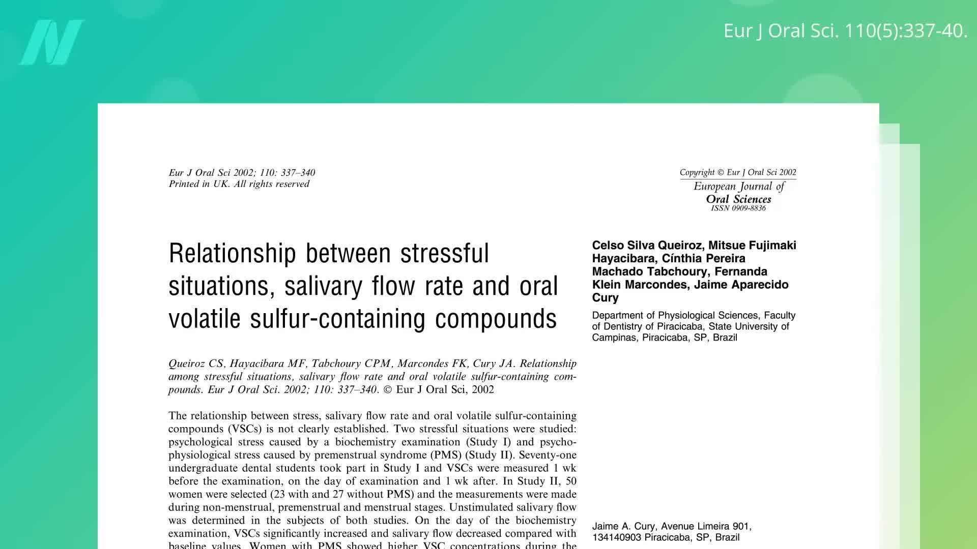 Diagram illustrating the connection between stress, cortisol, and bad breath