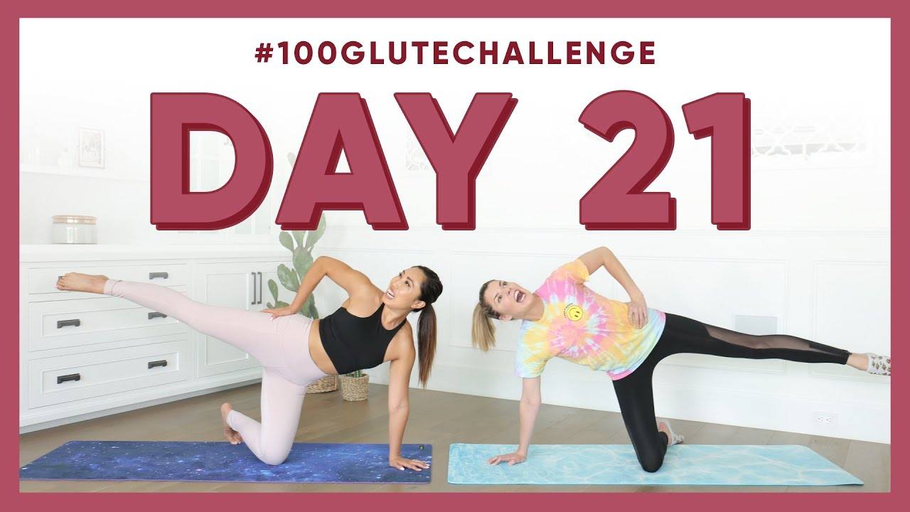 Day 21: Elevated Leg Circles! | 100 Glute Challenge with Grace Helbig