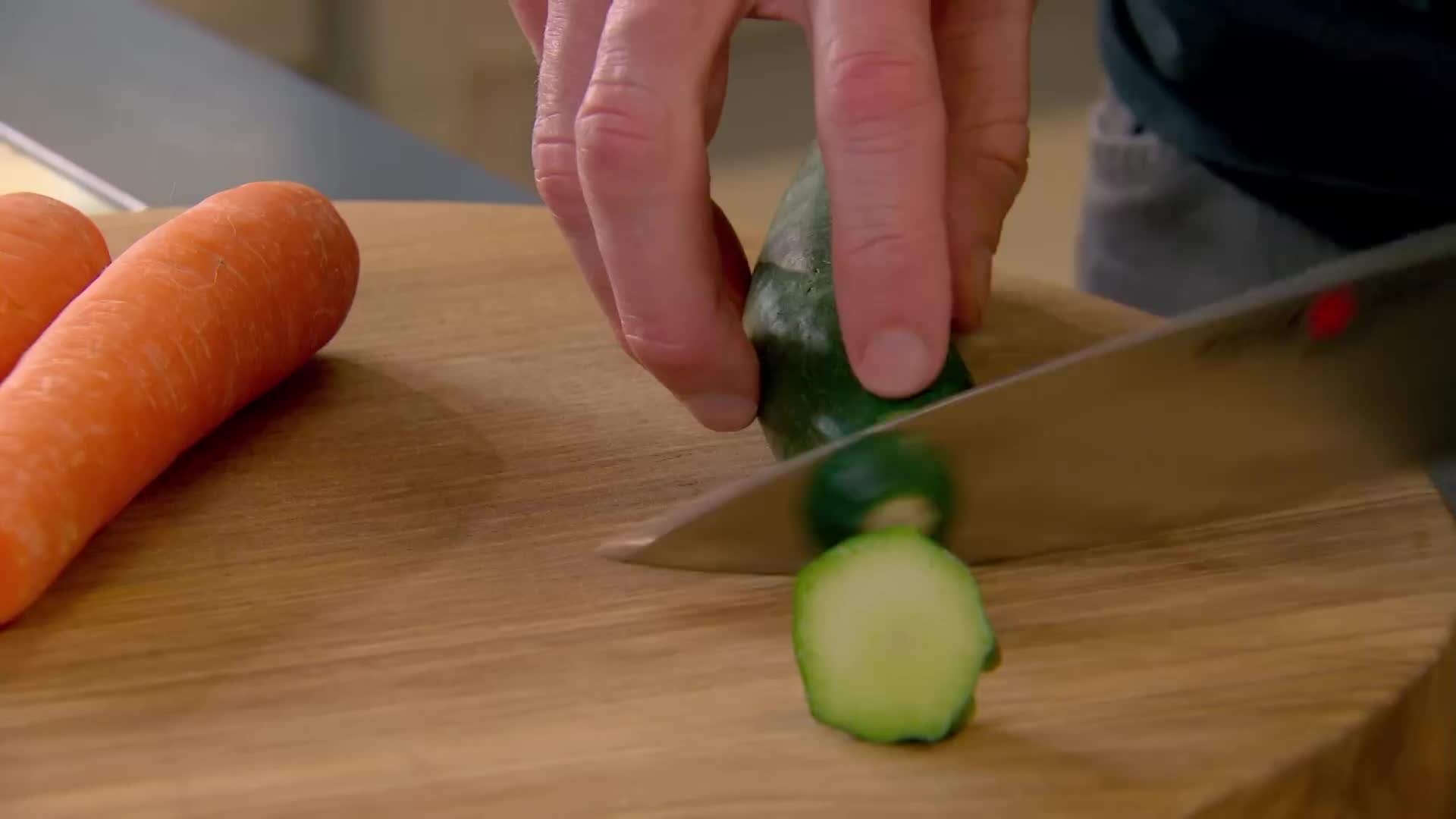A colorful plate of roasted vegetable medley