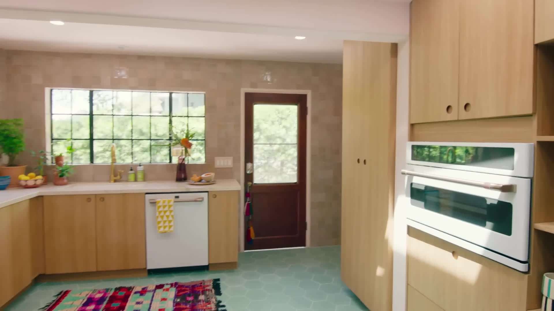 Justina Blakeney's kitchen - Global influences and vibrant colors