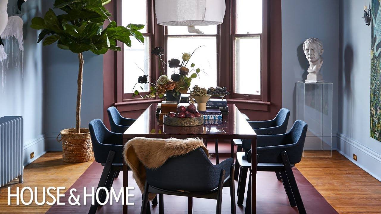 Bold Color DIY: Victorian Dining Room Makeover