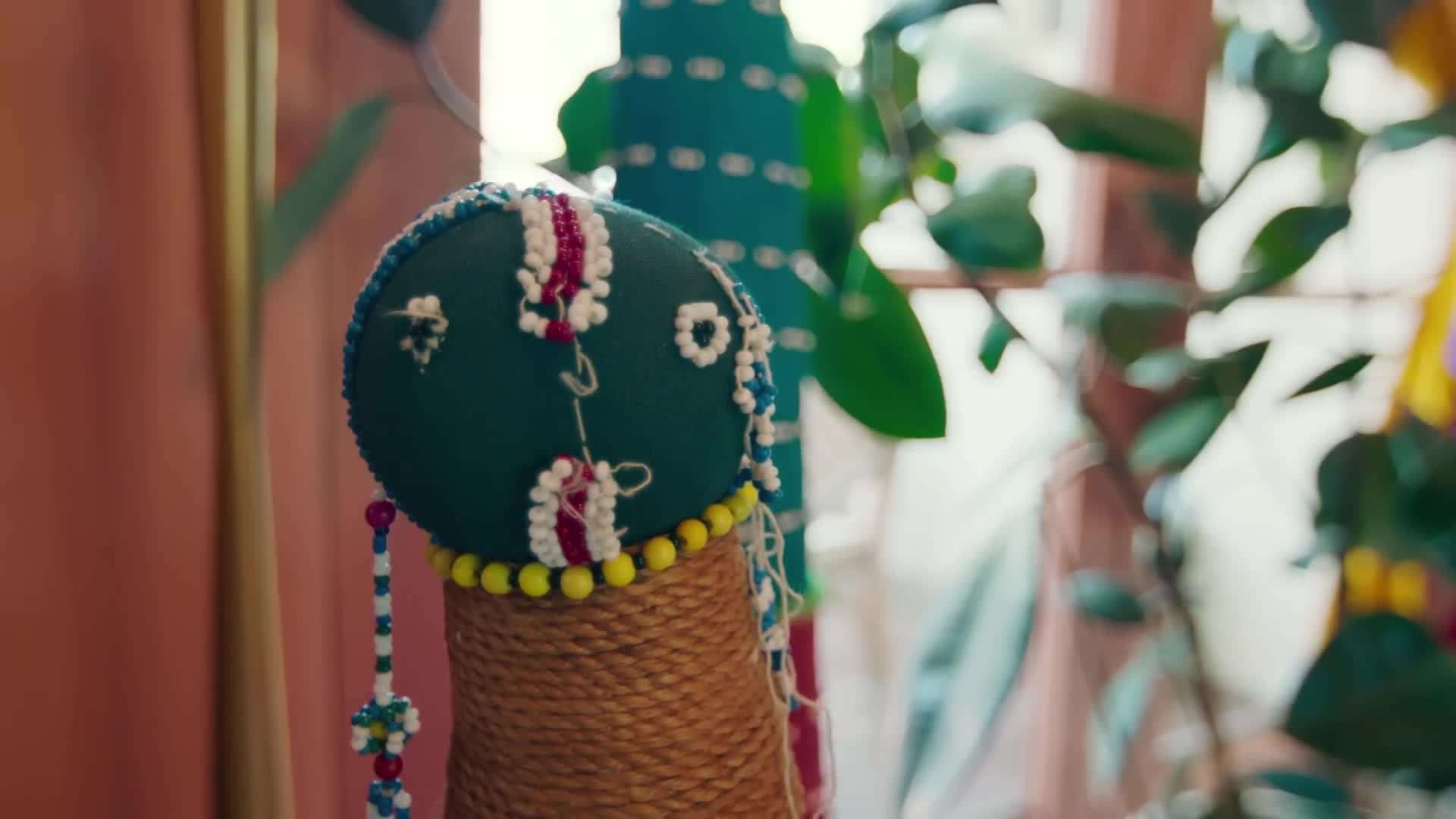 Justina Blakeney's living room - A vibrant sanctuary