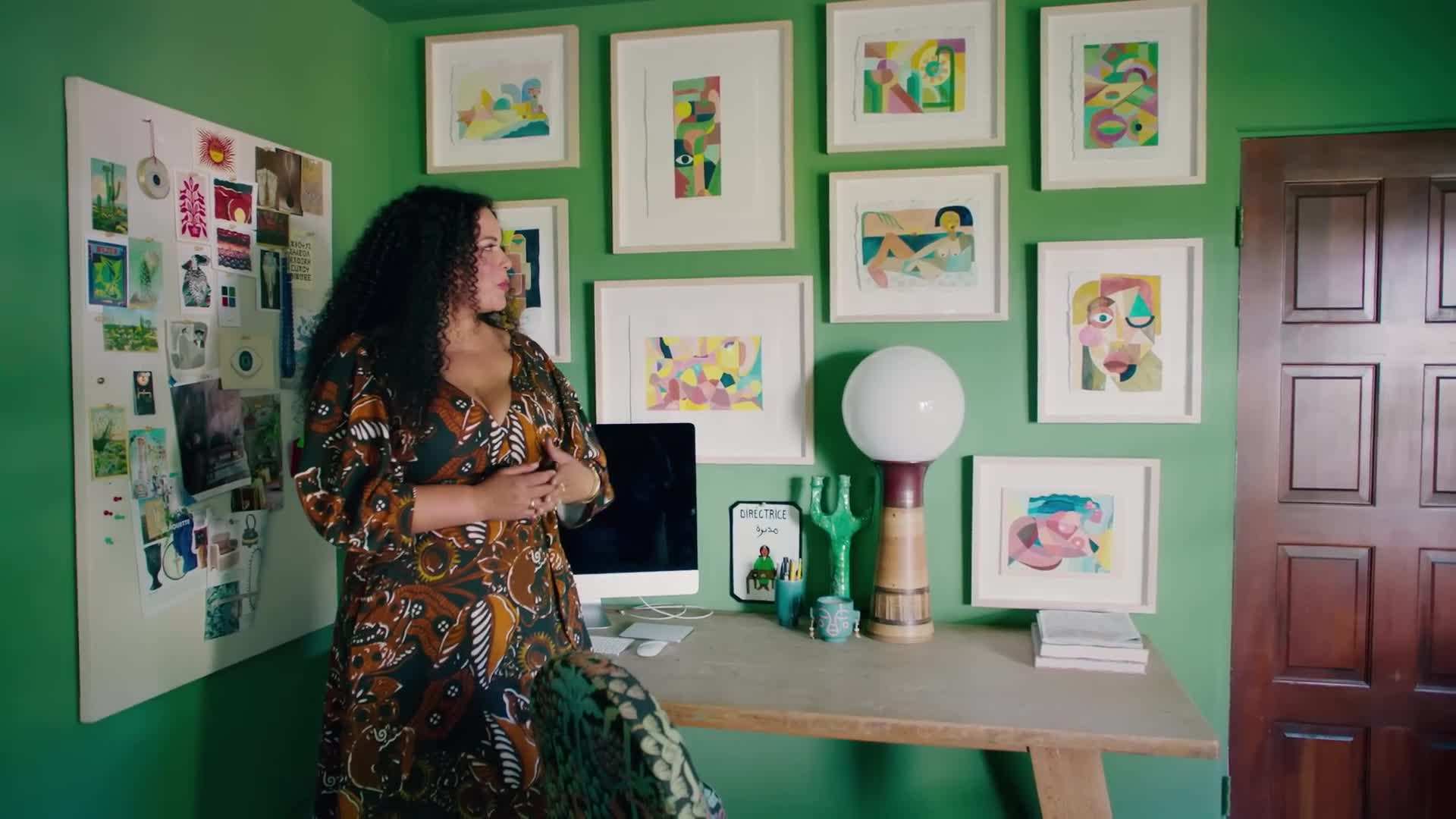 Justina Blakeney's curated art collection - Meaningful and personal