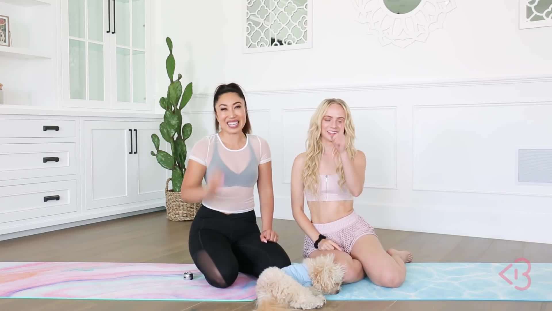 Engaging the hamstrings for added lower body stability