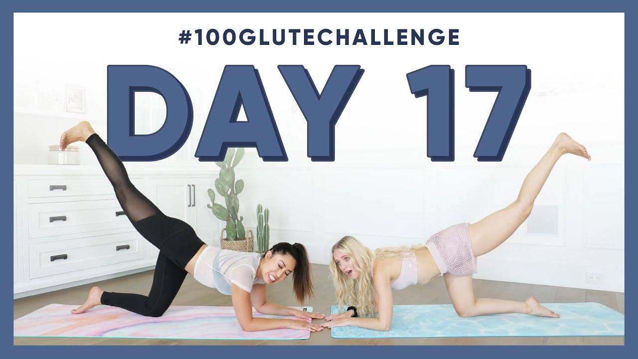 Day 17: Straight Leg Heel Lift! | 100 Glute Challenge with Madilyn Bailey