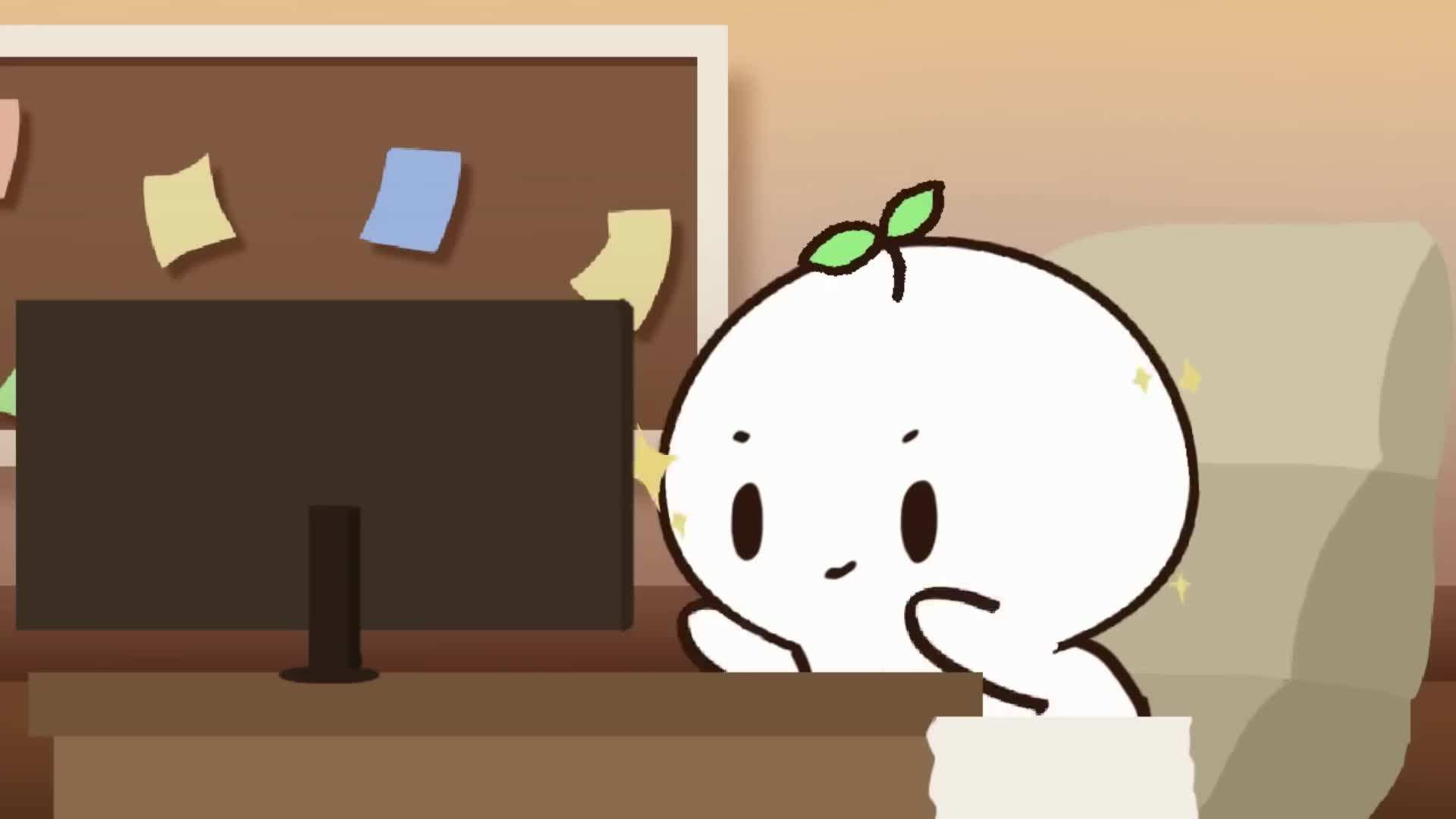 Illustration of a person procrastinating