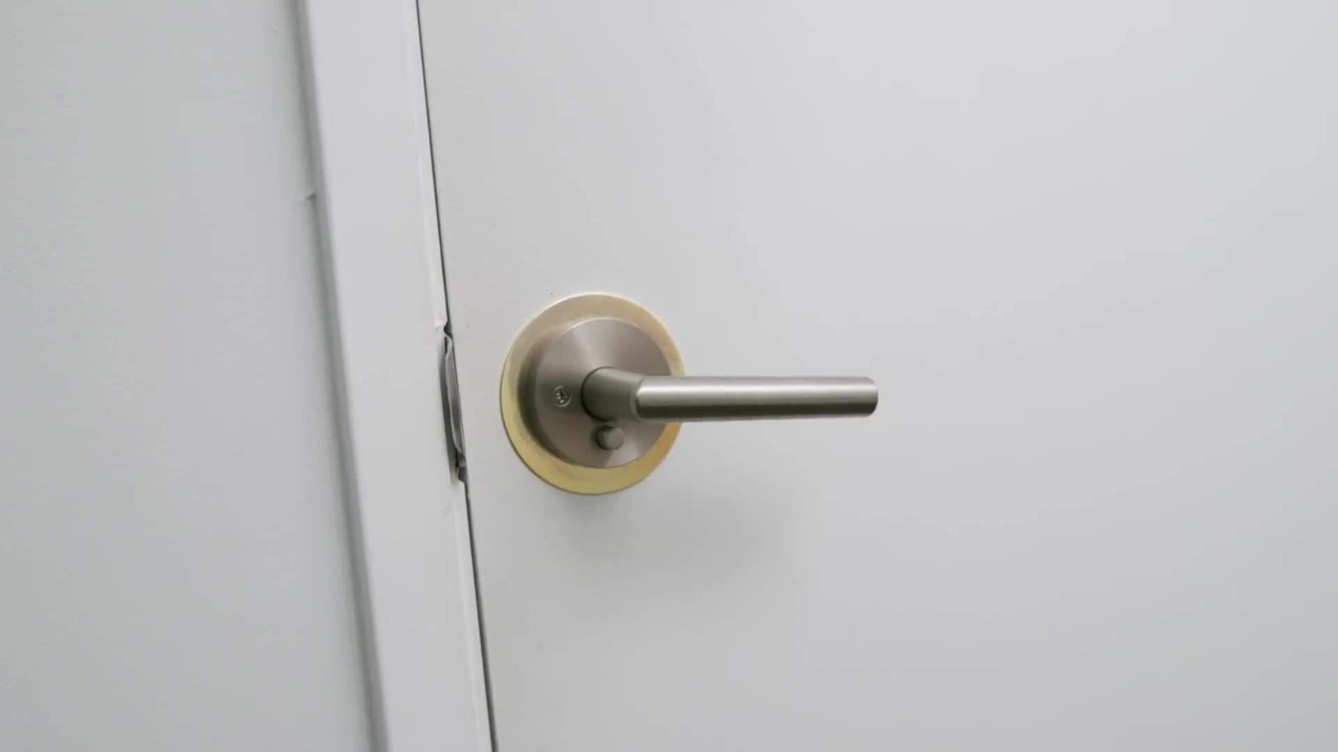 Carrying a small lock or doorstop can enhance bathroom security