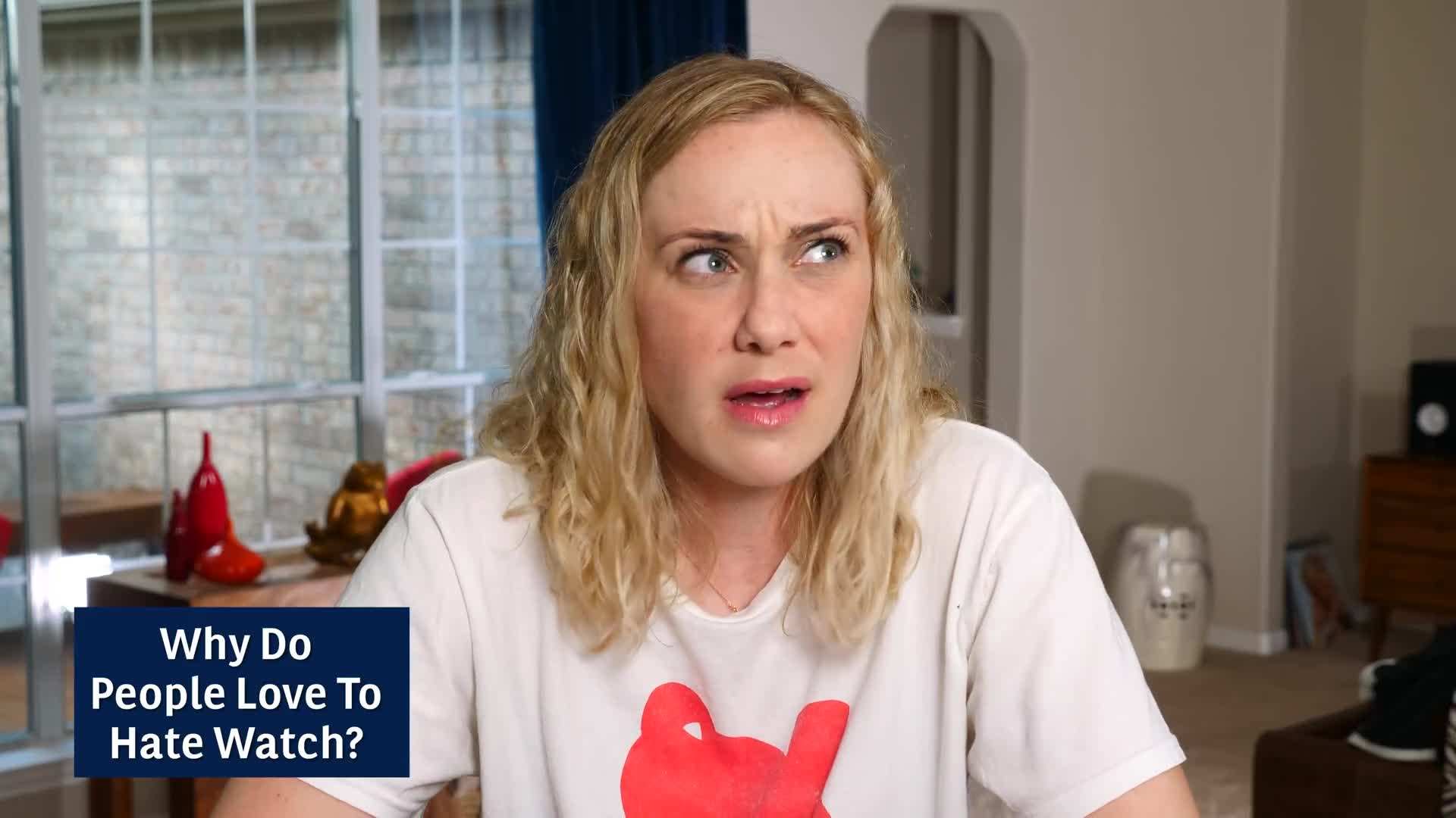 Cathartic release through hate-watching