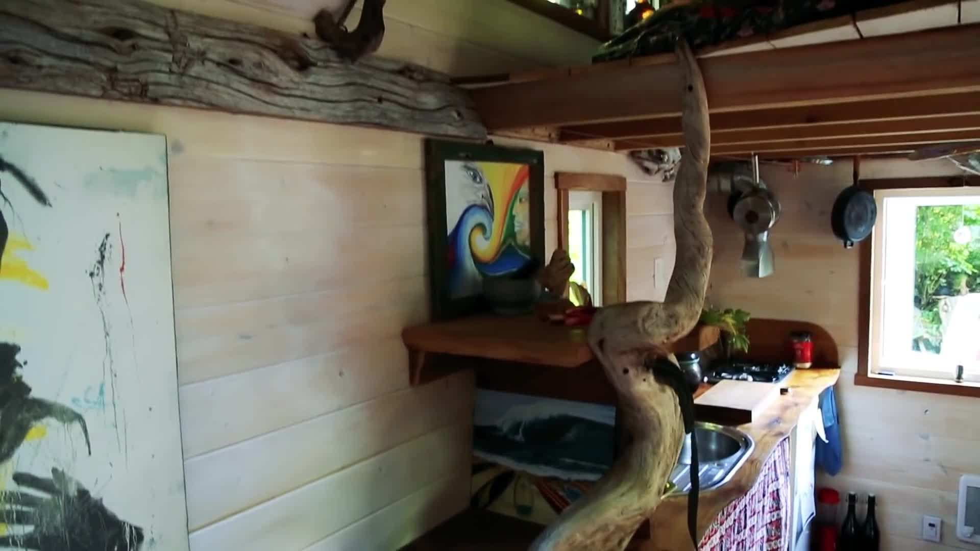 Close-up of the bicycle generator in action