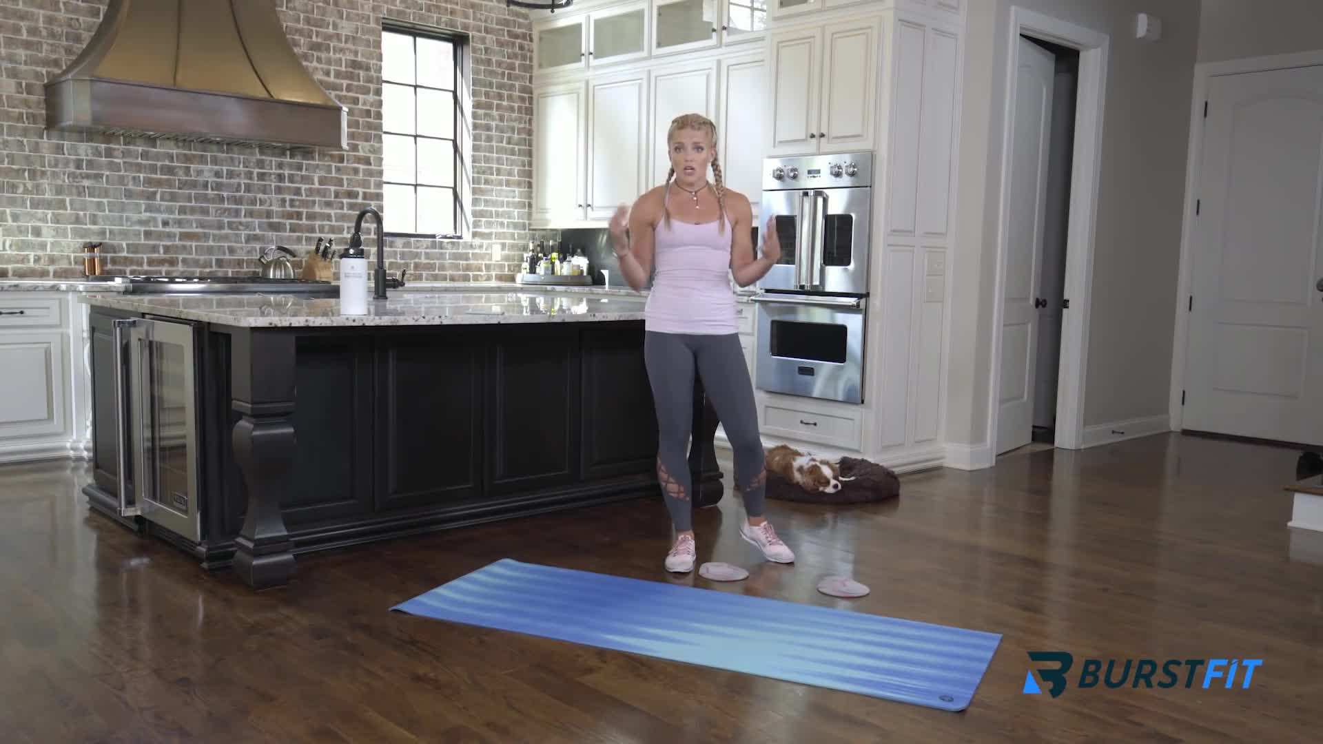 Slider Lunge Exercise