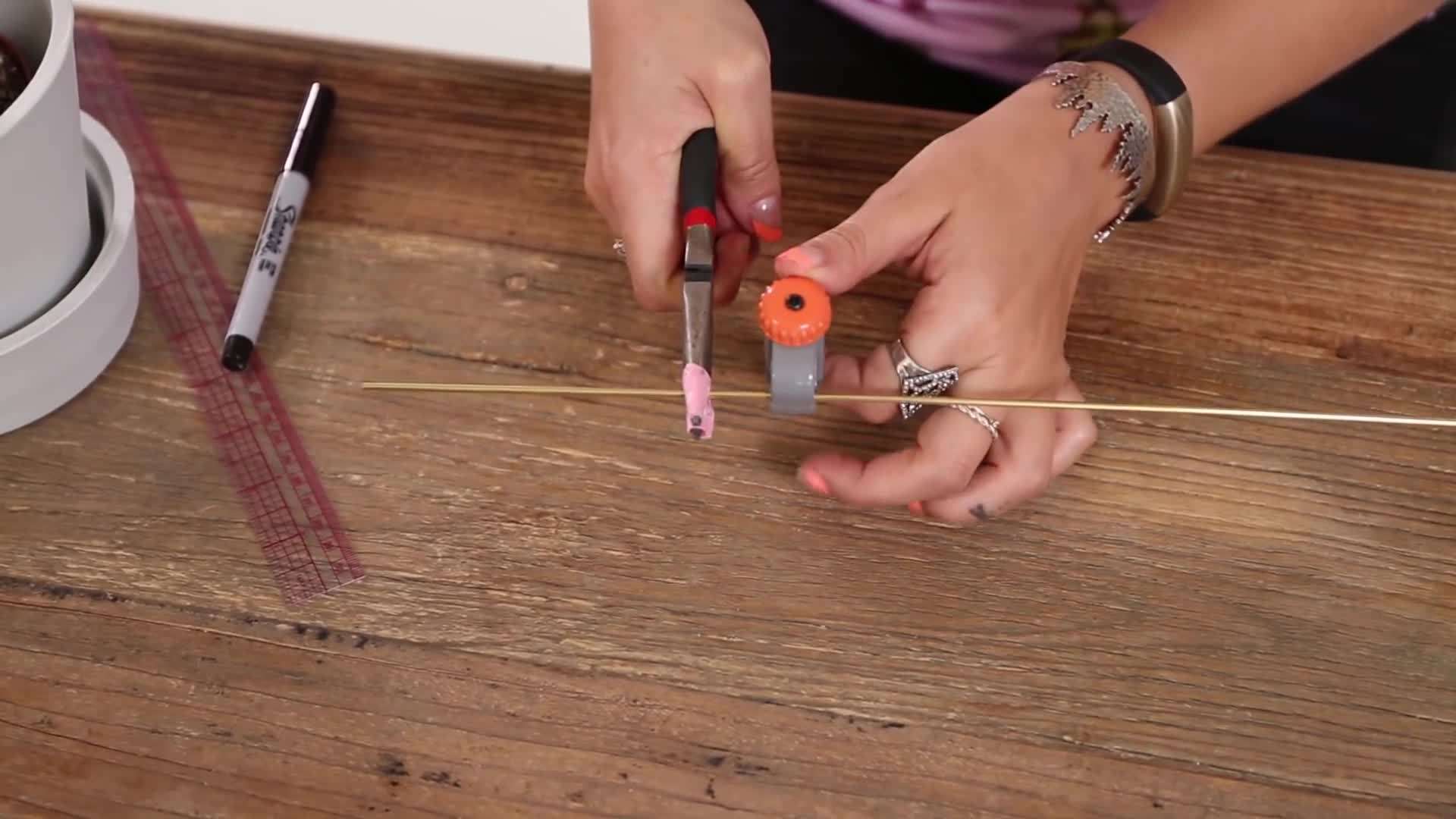 Cutting the wire mesh sheets into desired shapes