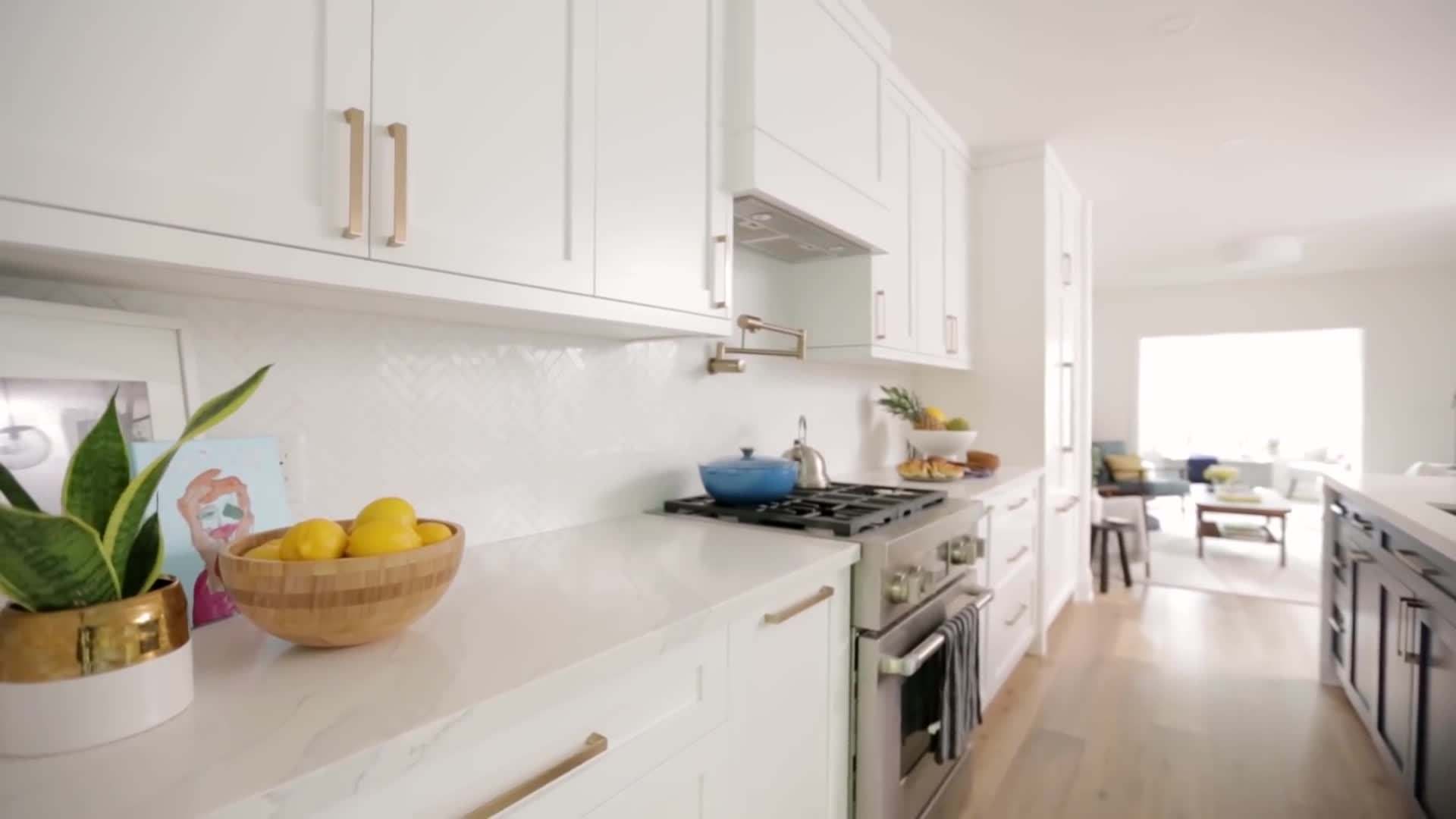 Incorporating pops of color and texture in a neutral space