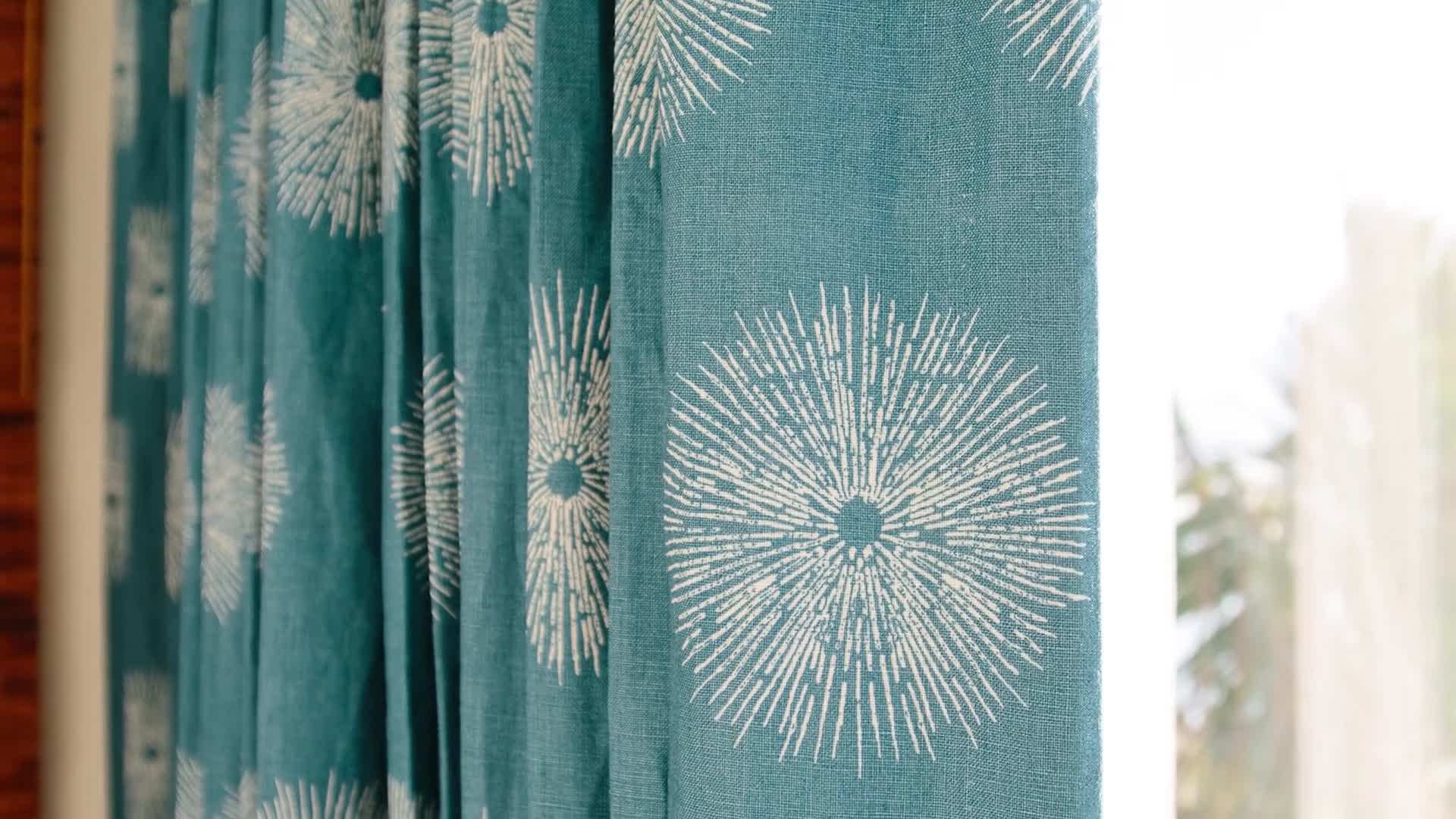 Master bedroom with tropical-inspired decor