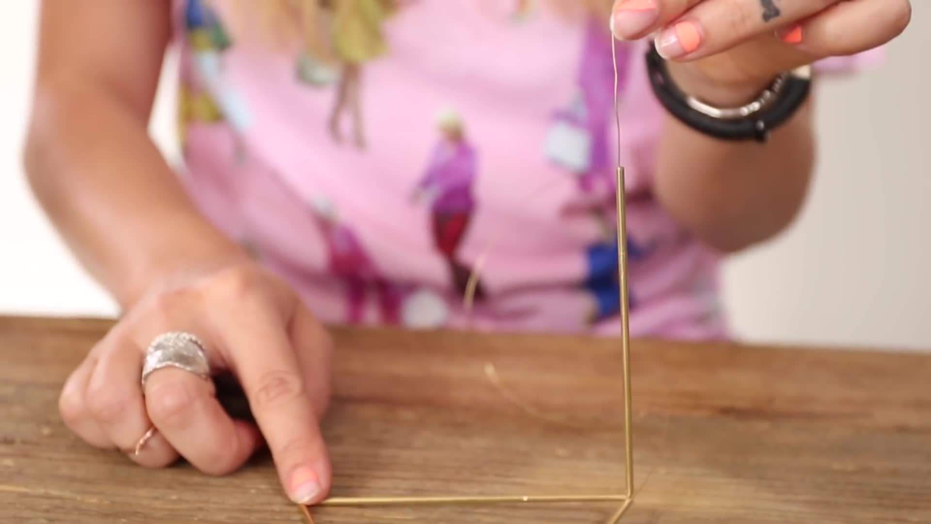 Securing the mesh pieces together with zip ties