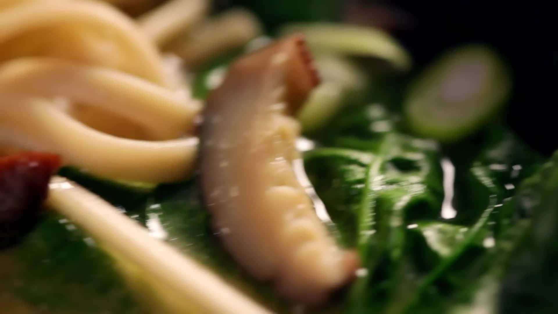 Cooking the meatballs until browned