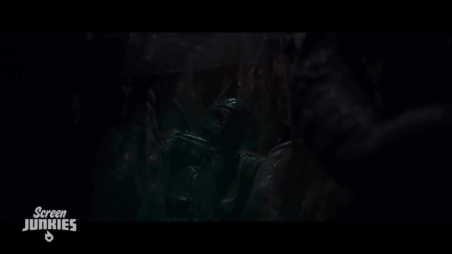 Boba Fett standing in a stunning Star Wars landscape