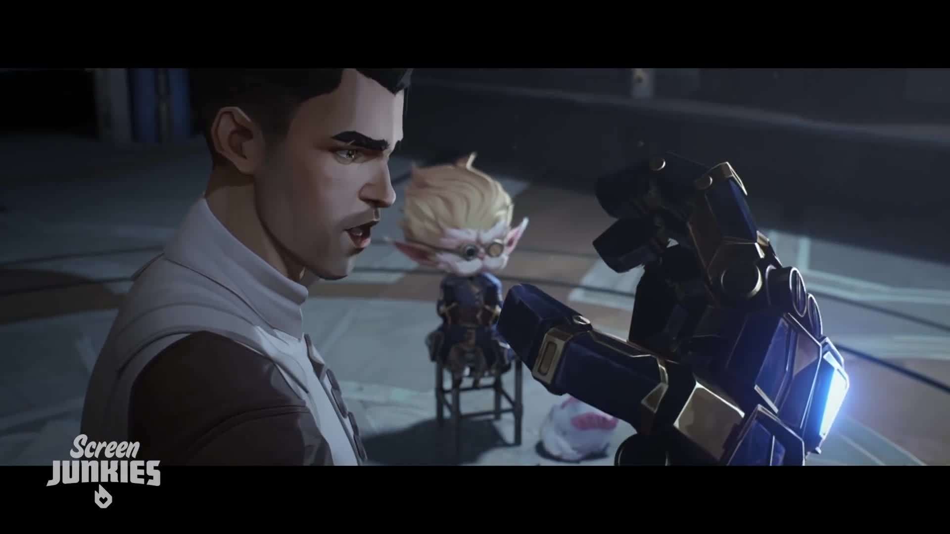 Arcane's breathtaking cityscapes immerse viewers in a world of wonder